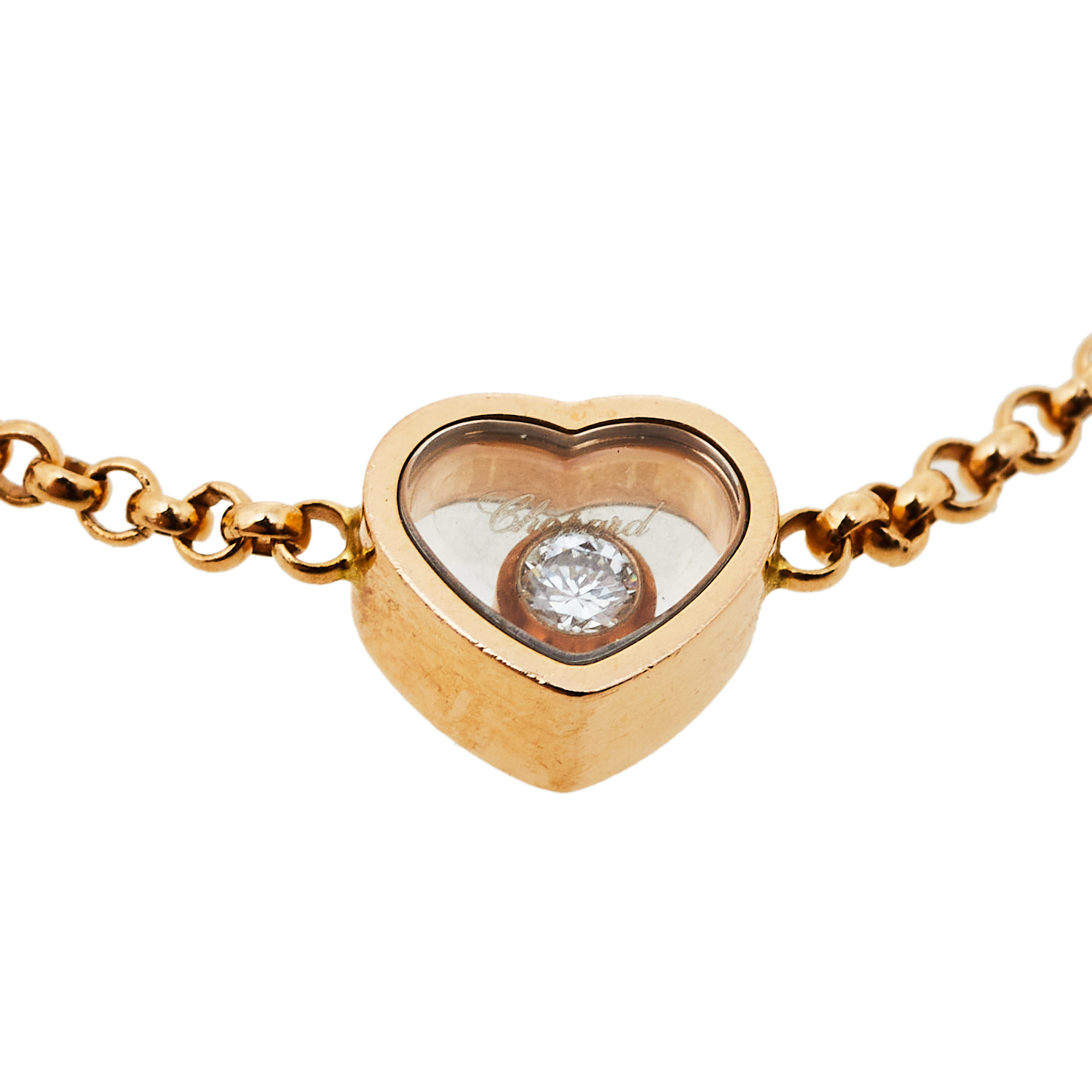 

Chopard Happy Hearts Diamond 18K Rose Gold Bracelet