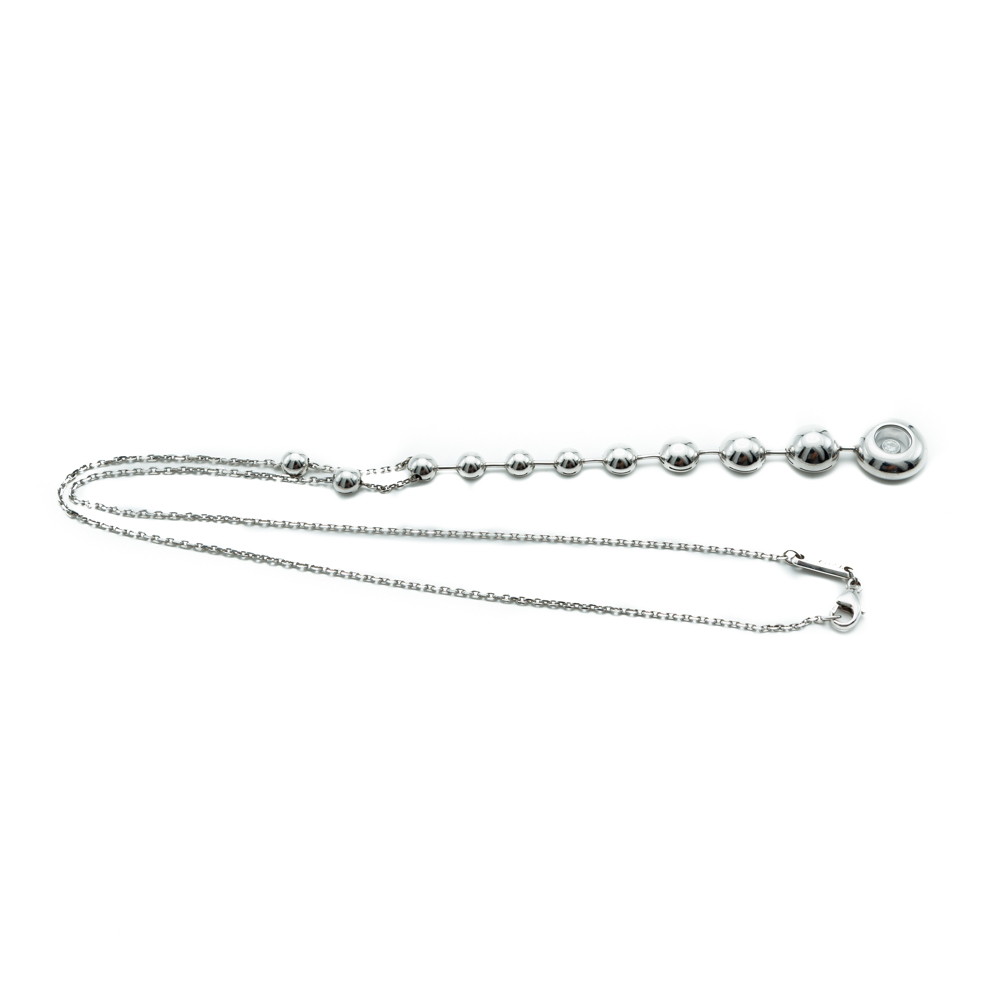 

Chopard White Gold Happy Diamond Necklace