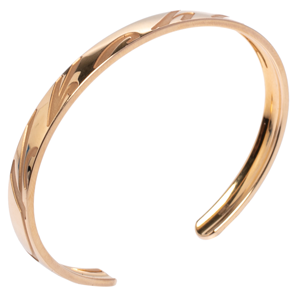 

Chopard Chopardissimo 18K Rose Gold Open Cuff Bangle Bracelet