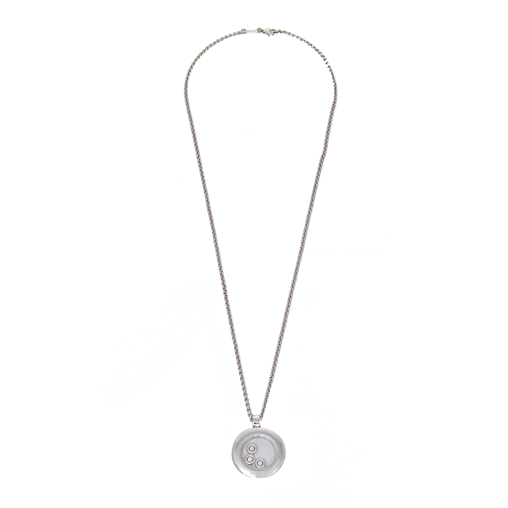 

Chopard Happy Diamonds Icon Pendant Necklace, White