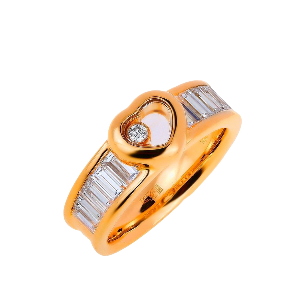 

Chopard Happy Diamond Heart 18K Yellow Gold Diamond Ring EU