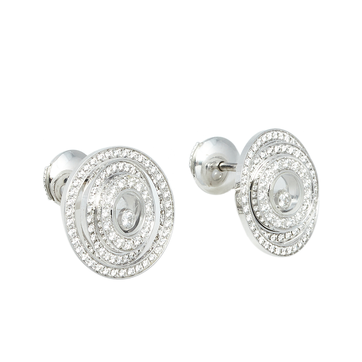 

Chopard Happy Spirit Diamond 18k White Gold Earrings