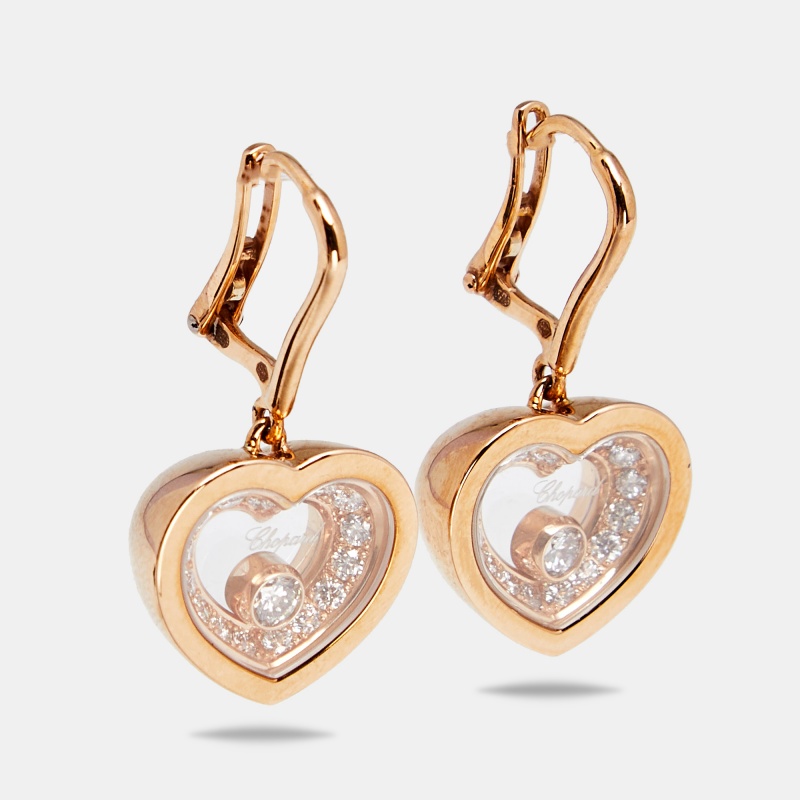 

Chopard Very Chopard Diamonds 18k Rose Gold Earrings