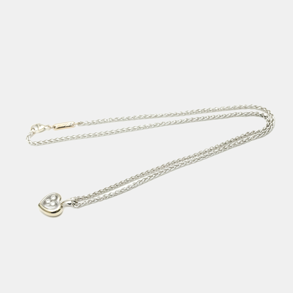 

Chopard Happy Diamonds Heart 18K White Gold Diamond Necklace