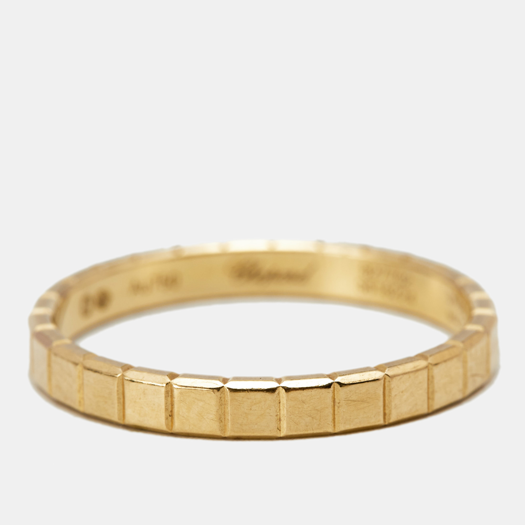 

Chopard Ice Cube 18k Yellow Gold Band Ring Size