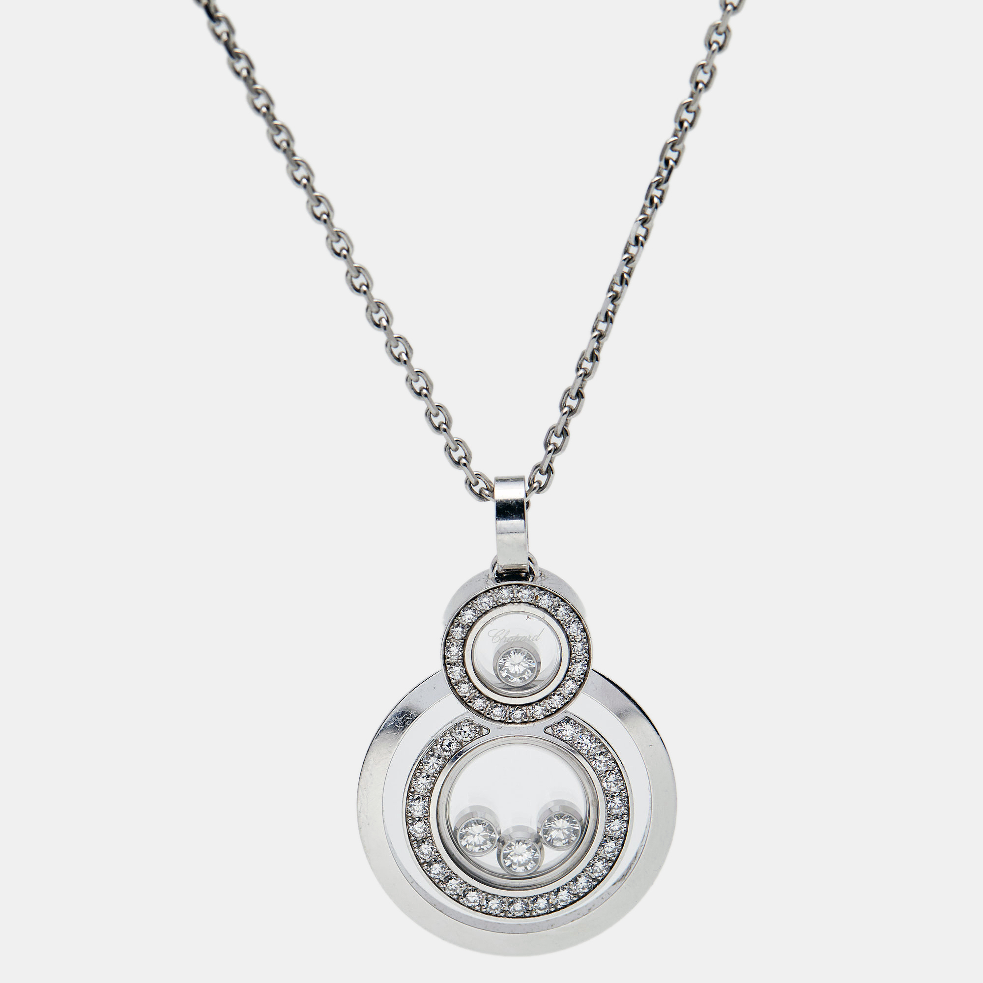 

Chopard Happy Diamonds 18k White Gold Pendant Necklace