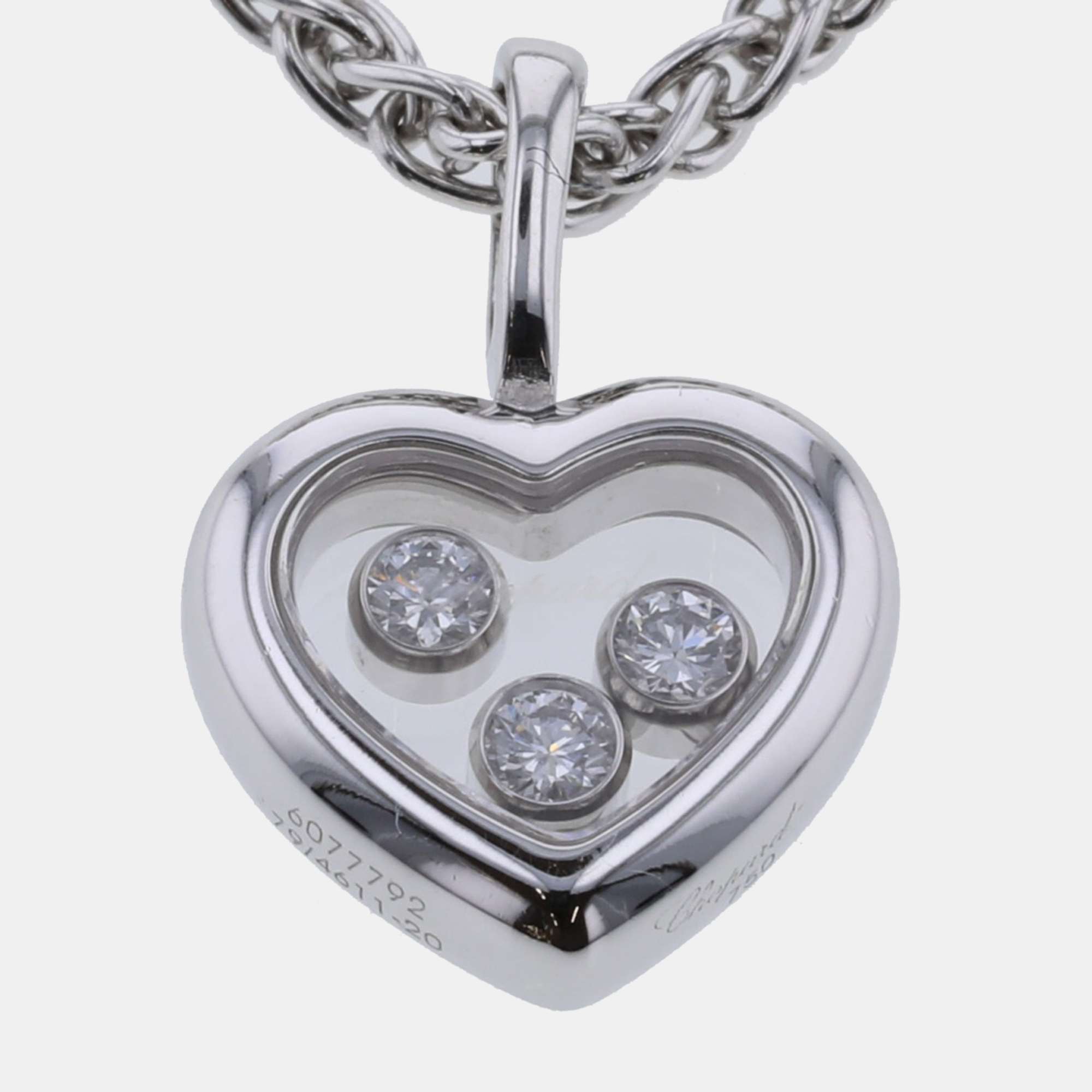 

Chopard Happy Diamonds Icon 18K White Gold Diamond Necklace