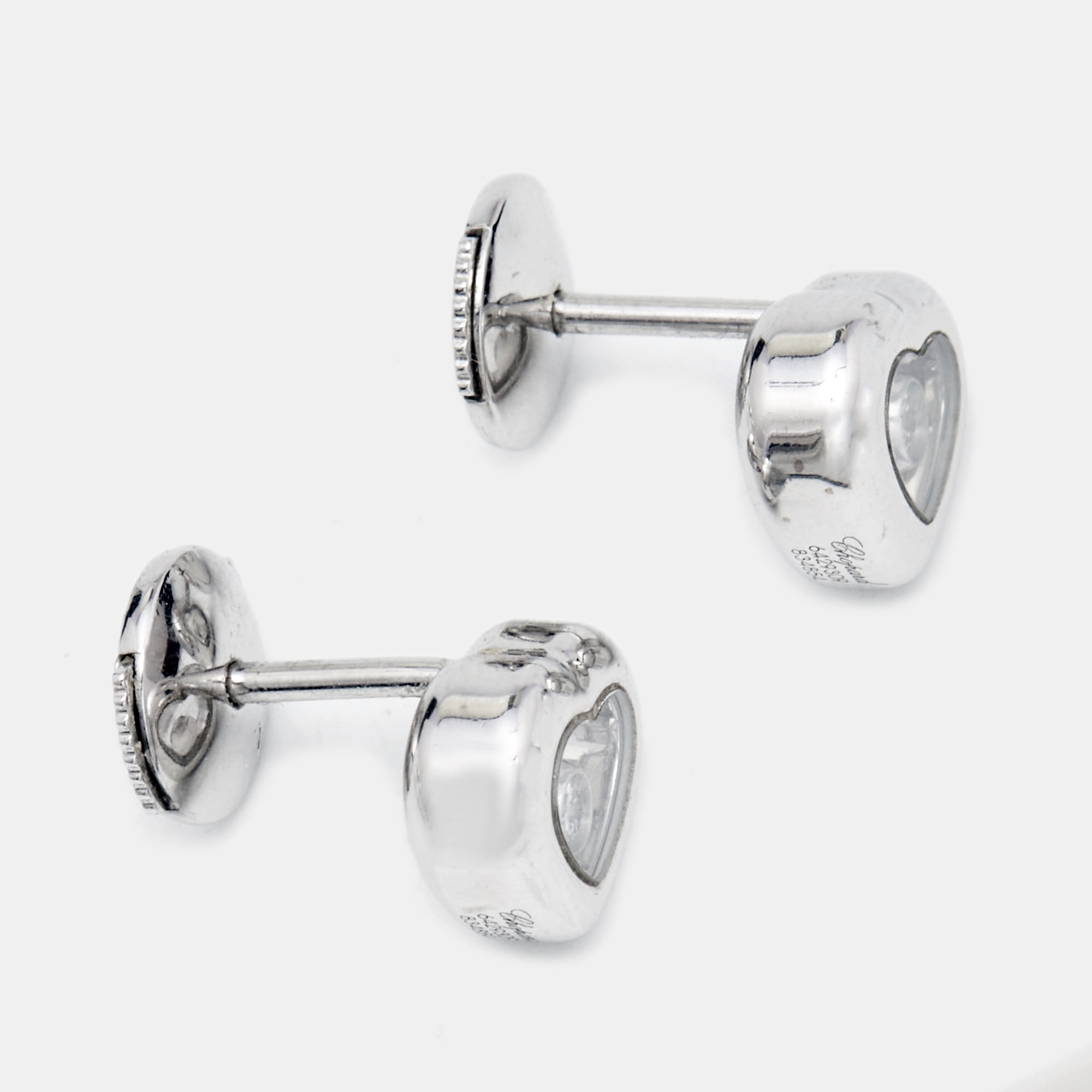 

Chopard Happy Diamonds 18k White Gold Diamond Stud Earrings