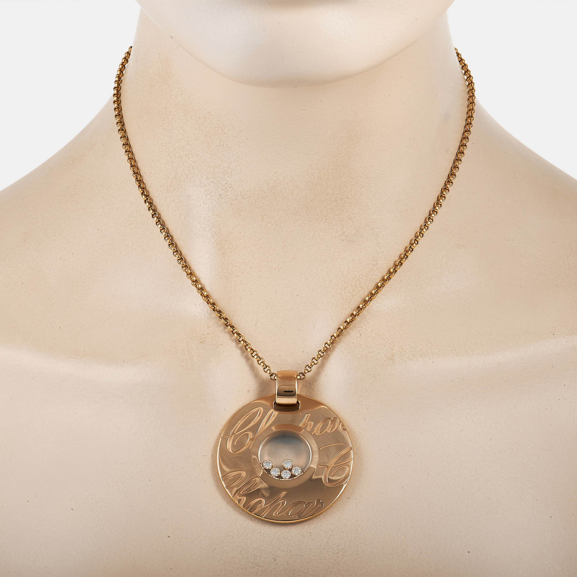 

Chopard Chopardissimo 18K Rose Gold 0.50 ct Diamond Pendant Necklace