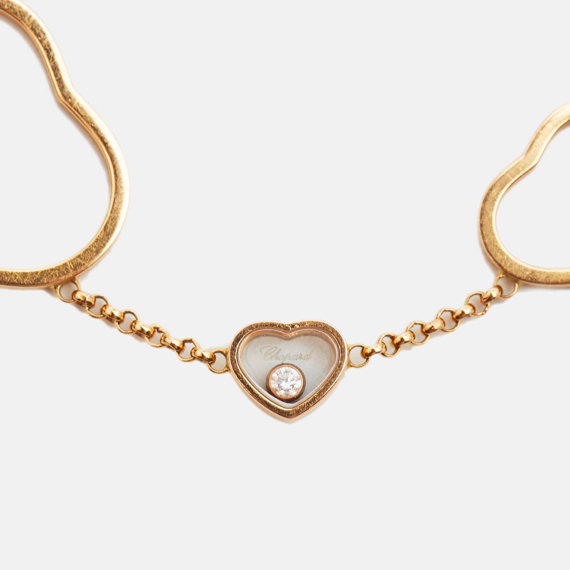 

Chopard Happy Hearts Diamond 18k Rose Gold Bracelet