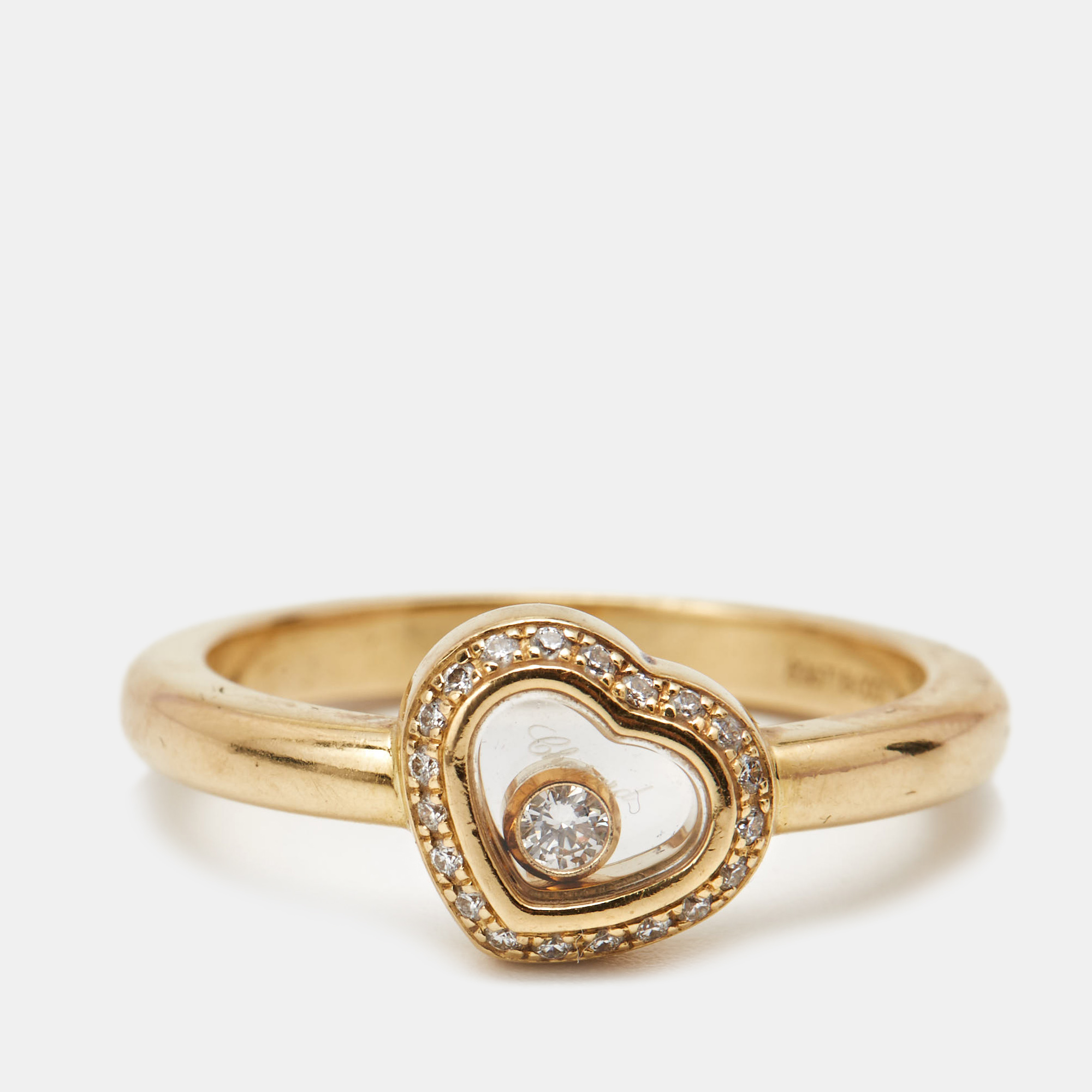 

Chopard Happy Diamonds 18k Yellow Gold Ring Size