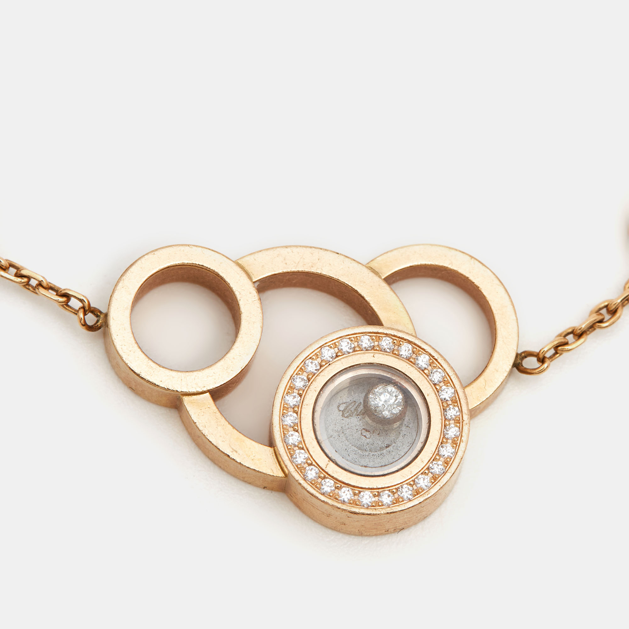 

Chopard Happy Bubble Diamonds 18k Rose Gold Bracelet