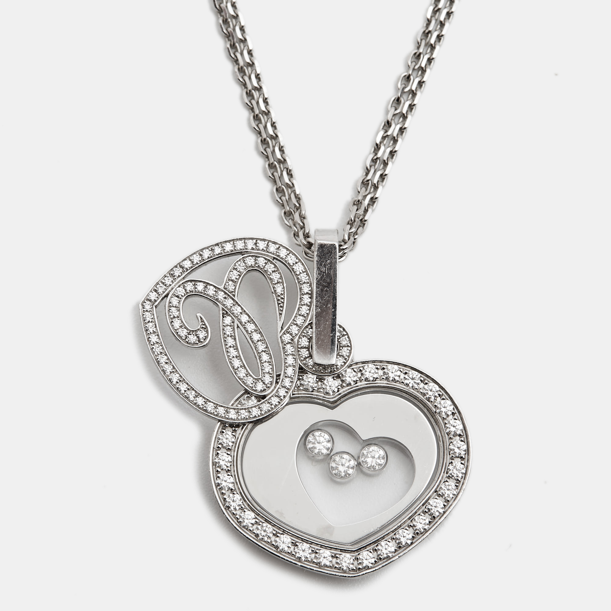 

Chopard Happy Diamonds 18k White Gold Pendant Necklace