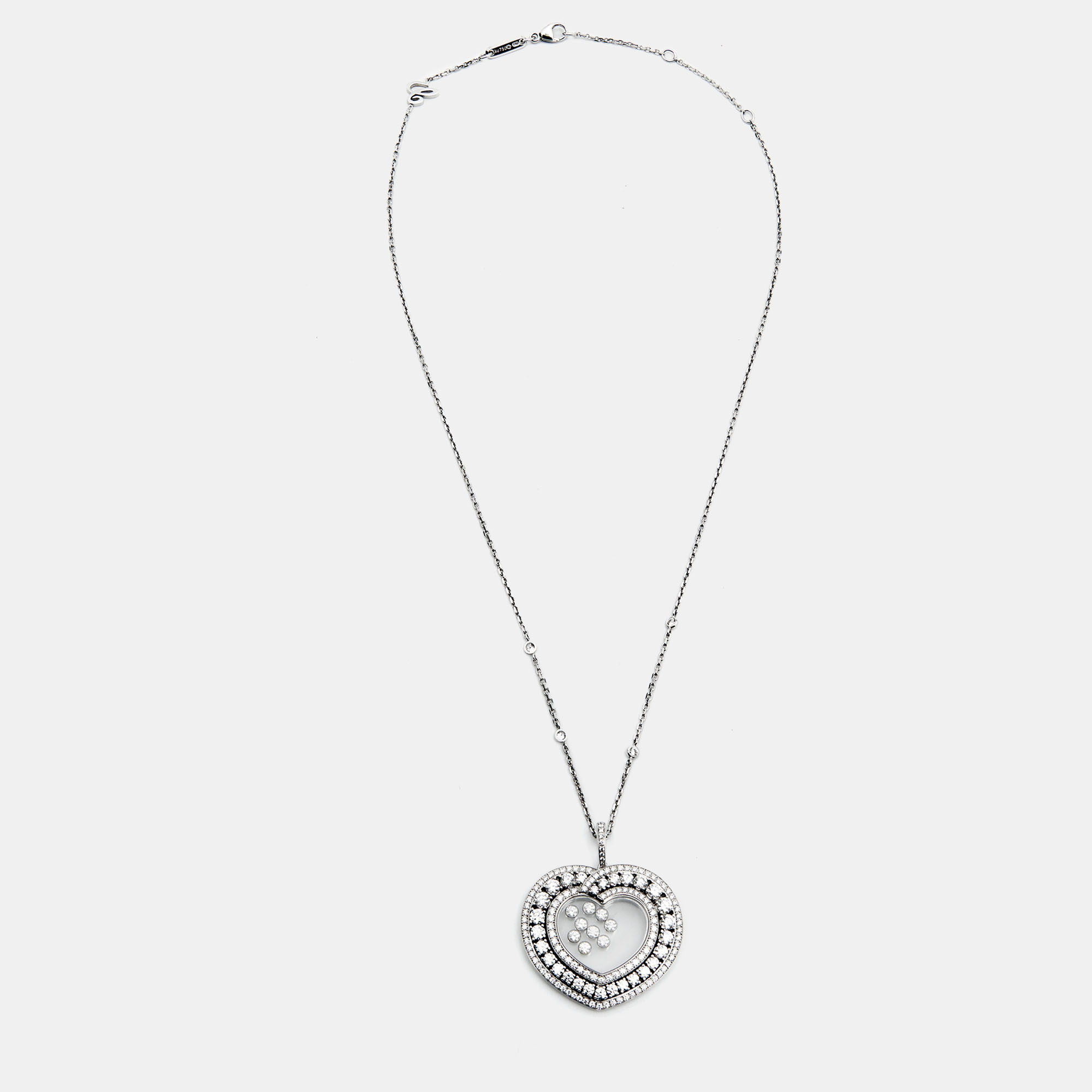 

Chopard Happy Diamonds 18k White Gold Pendant Necklace