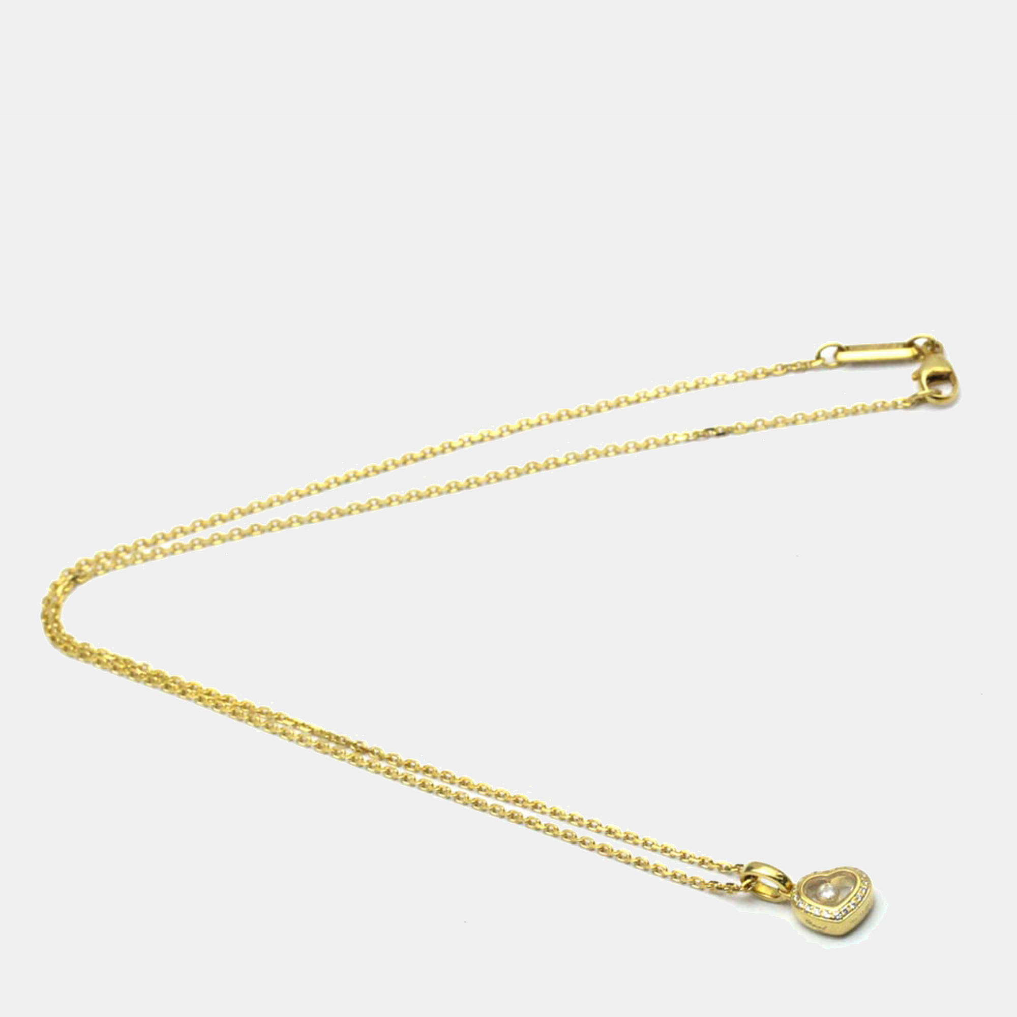 

Chopard Happy Diamonds Heart 18K Yellow Gold Diamond Necklace