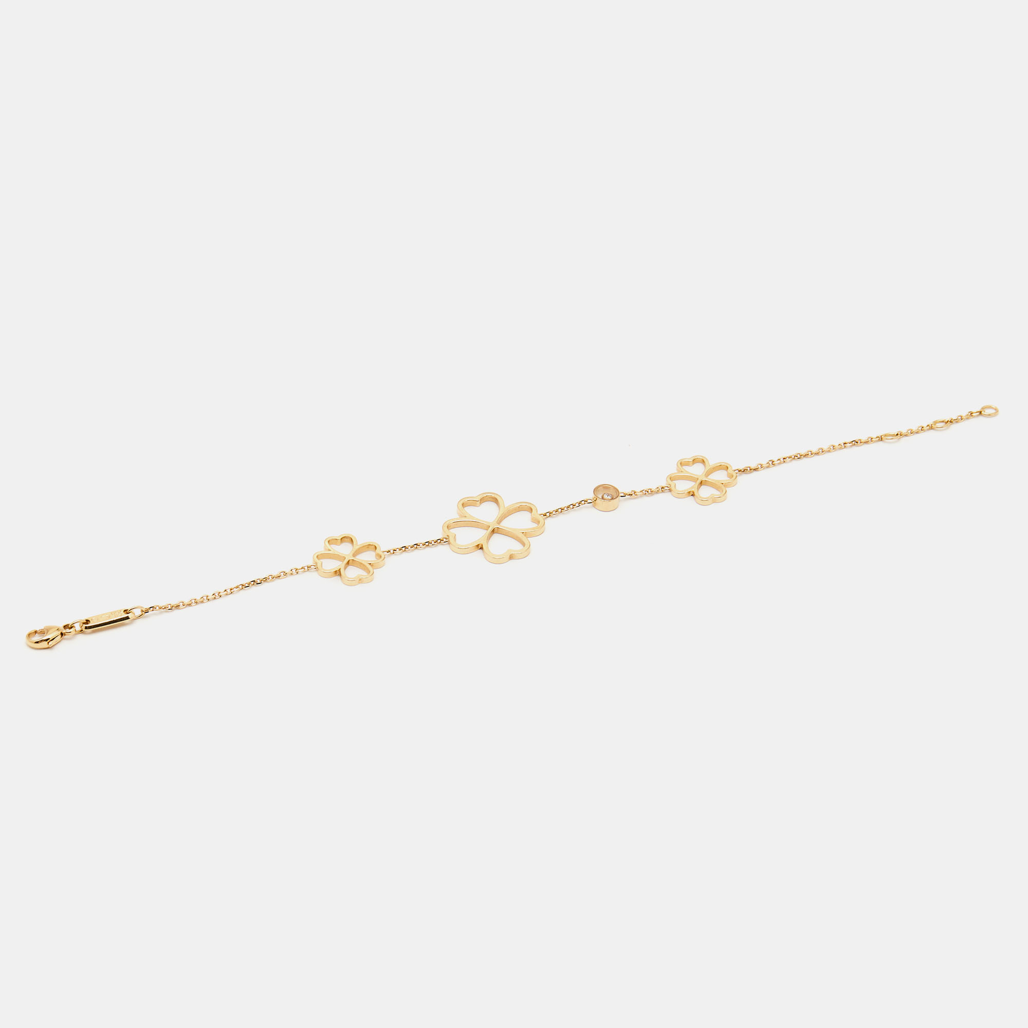 

Chopard Clover Diamond 18k Rose Gold Bracelet