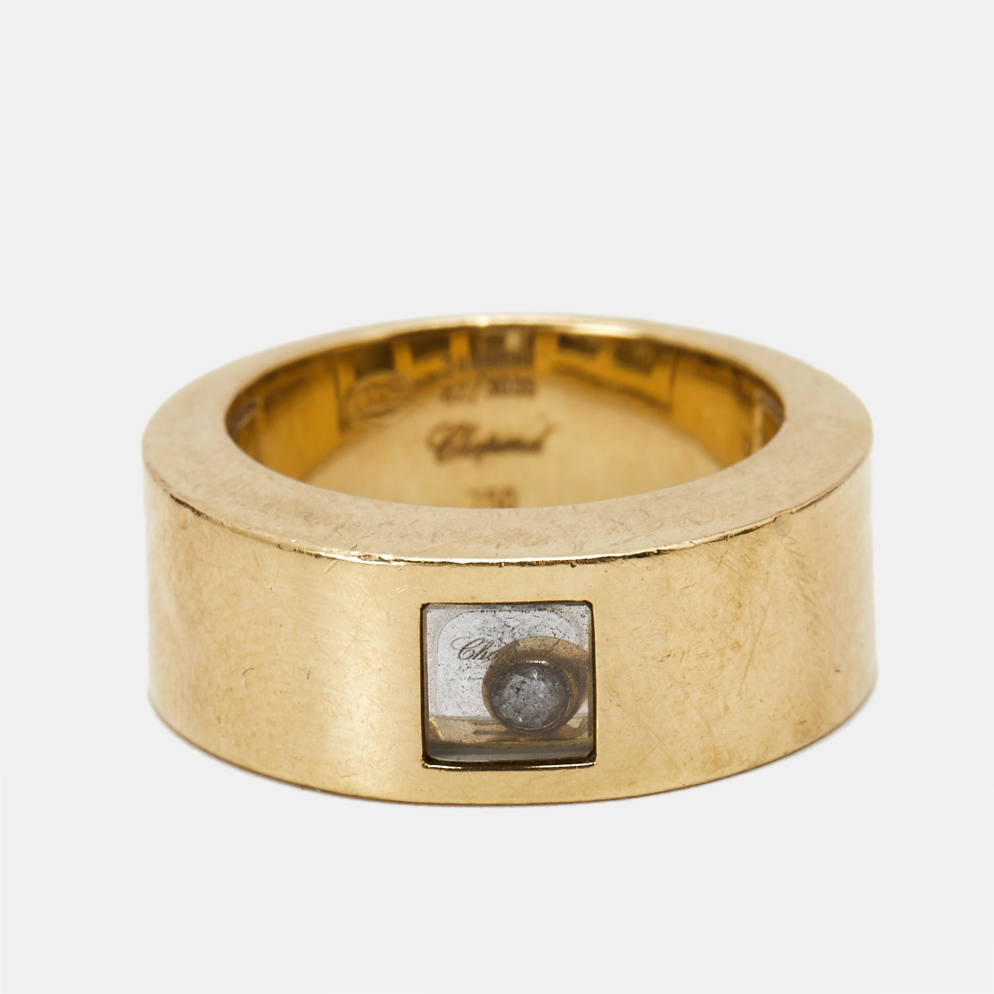 

Chopard Happy Diamonds 18k Yellow Gold Ring Size