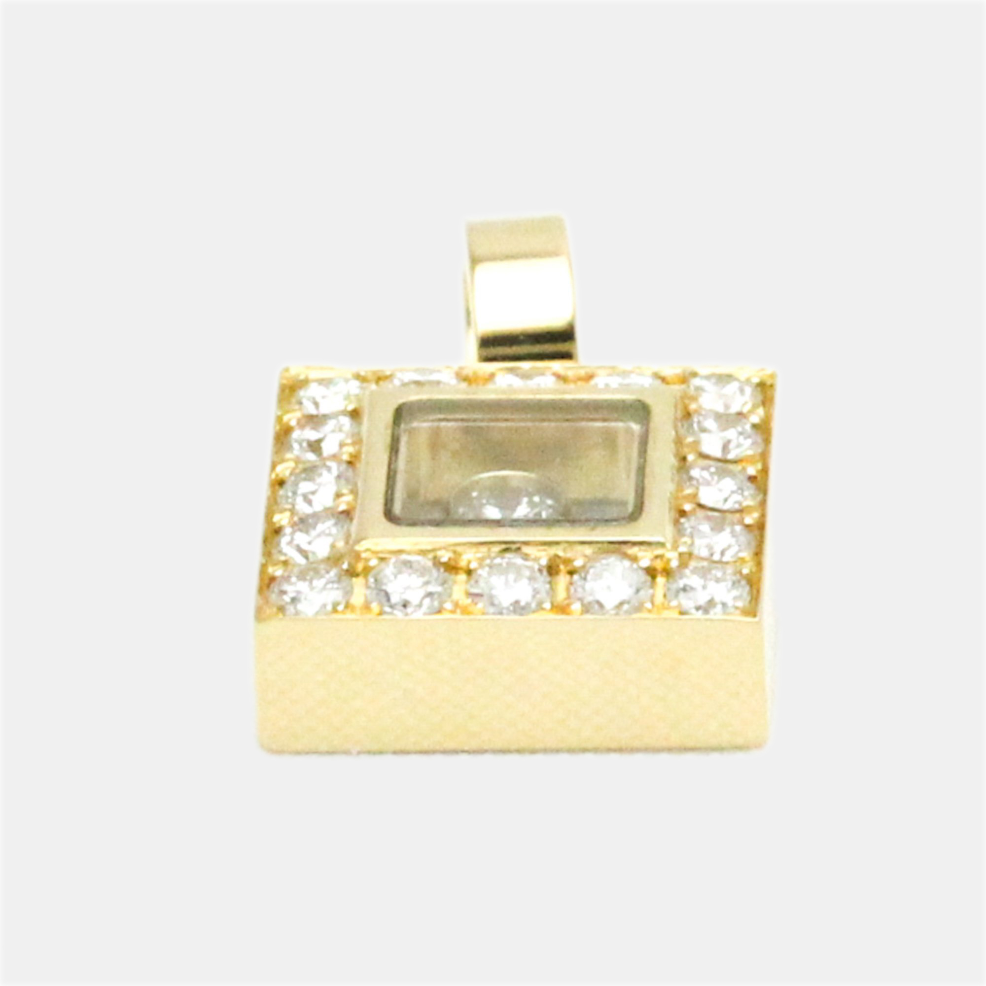 

Chopard Happy Diamonds Square 18K Yellow Gold Diamond Charms and Pendants