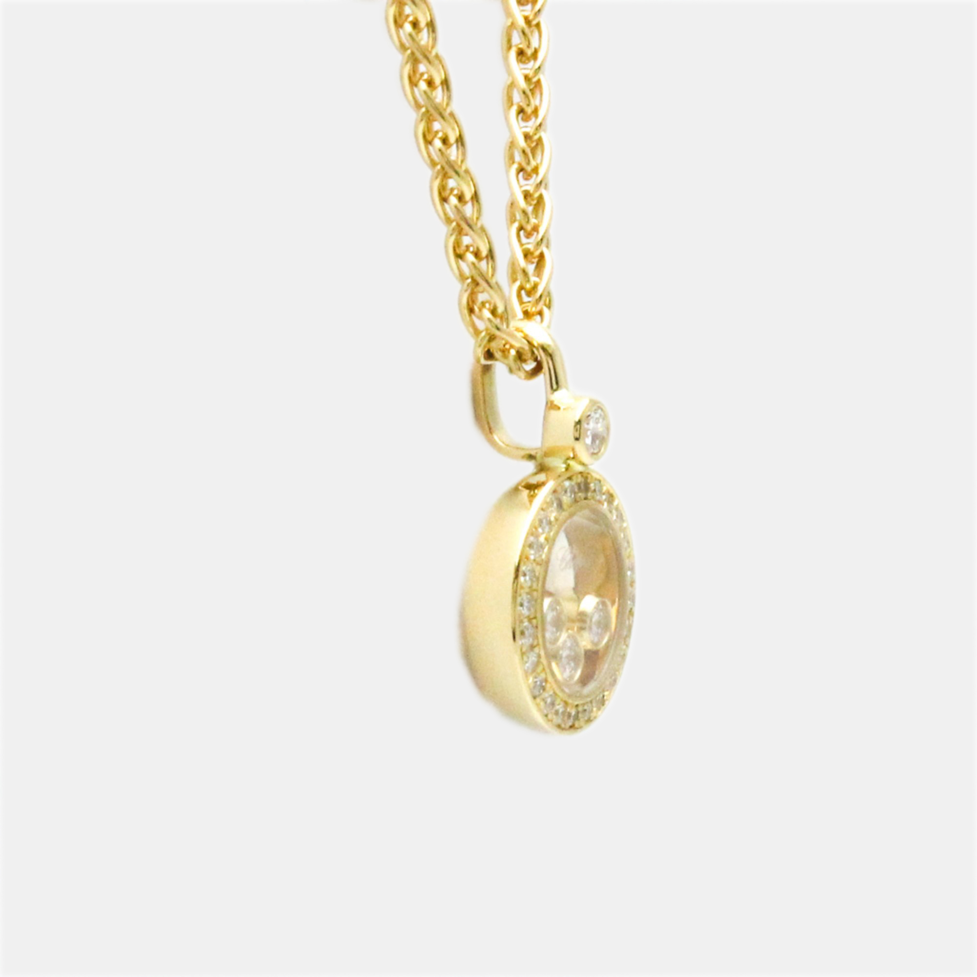 

Chopard Happy Diamonds 18K Yellow Gold Diamond Necklace