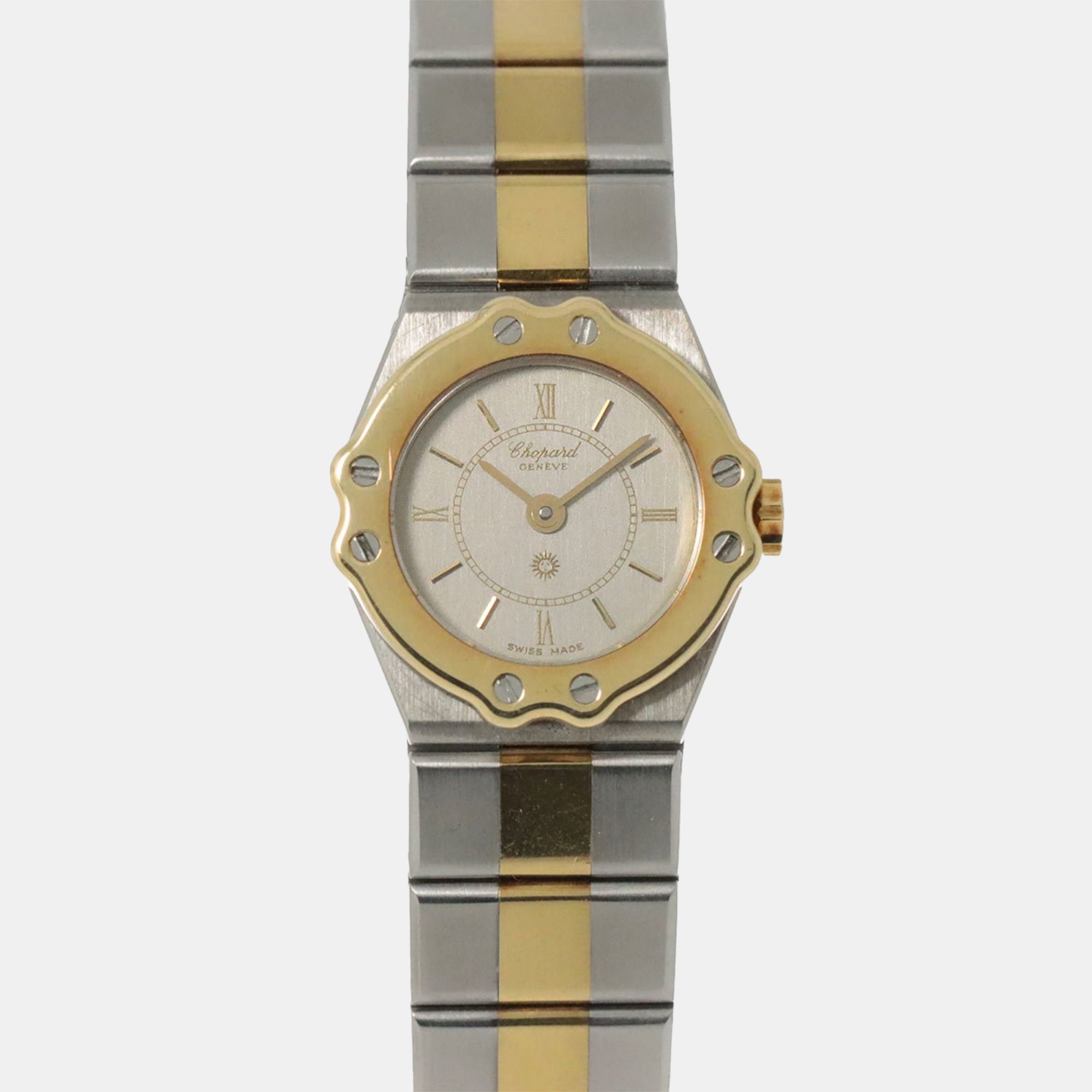 

Chopard Grey 18k Yellow Gold Stainless Steel St. Moritz Quartz Women's Wristwatch 19 mm