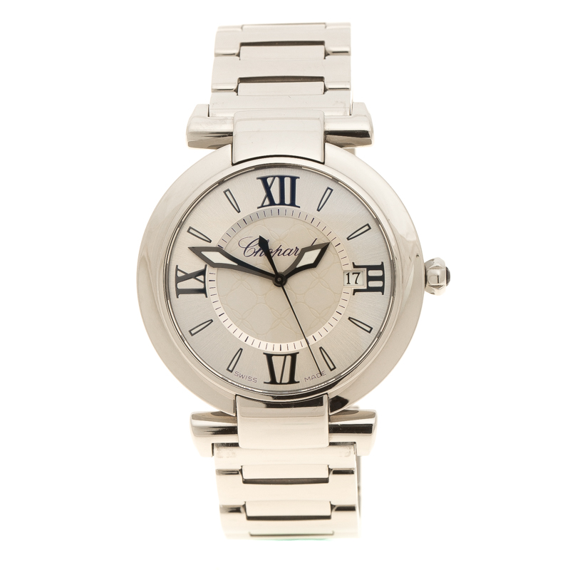 Chopard Silver Stainless Steel Imperiale 388532-3002 Women's Wristwatch 36 mm