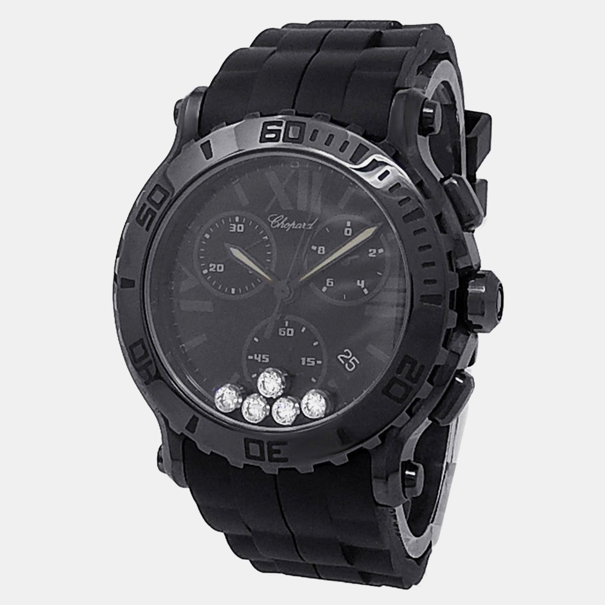 

Chopard Happy Sport 288499-3007 Quartz Black Stainless Steel Women's Wristwatch 40.5 mm
