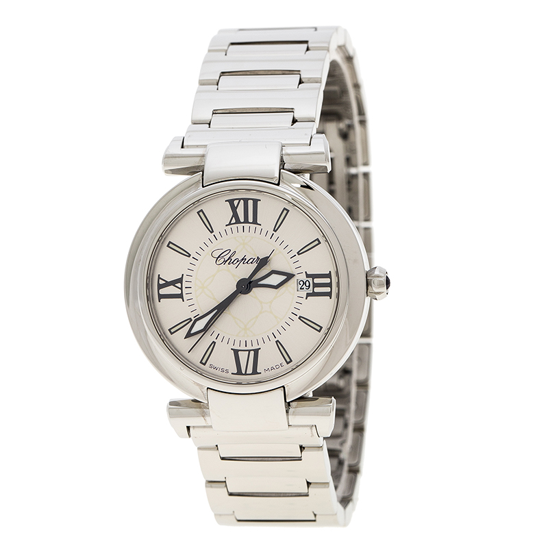 Chopard Silver Stainless Steel Imperiale 8541 Women's Wristwatch 28 mm