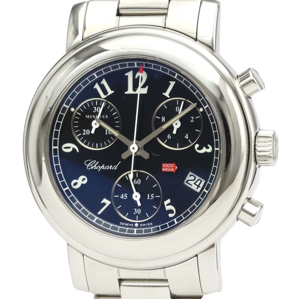 Chopard Black Stainless Steel Mille Miglia 8900 Quartz Women's Wristwatch 33 MM