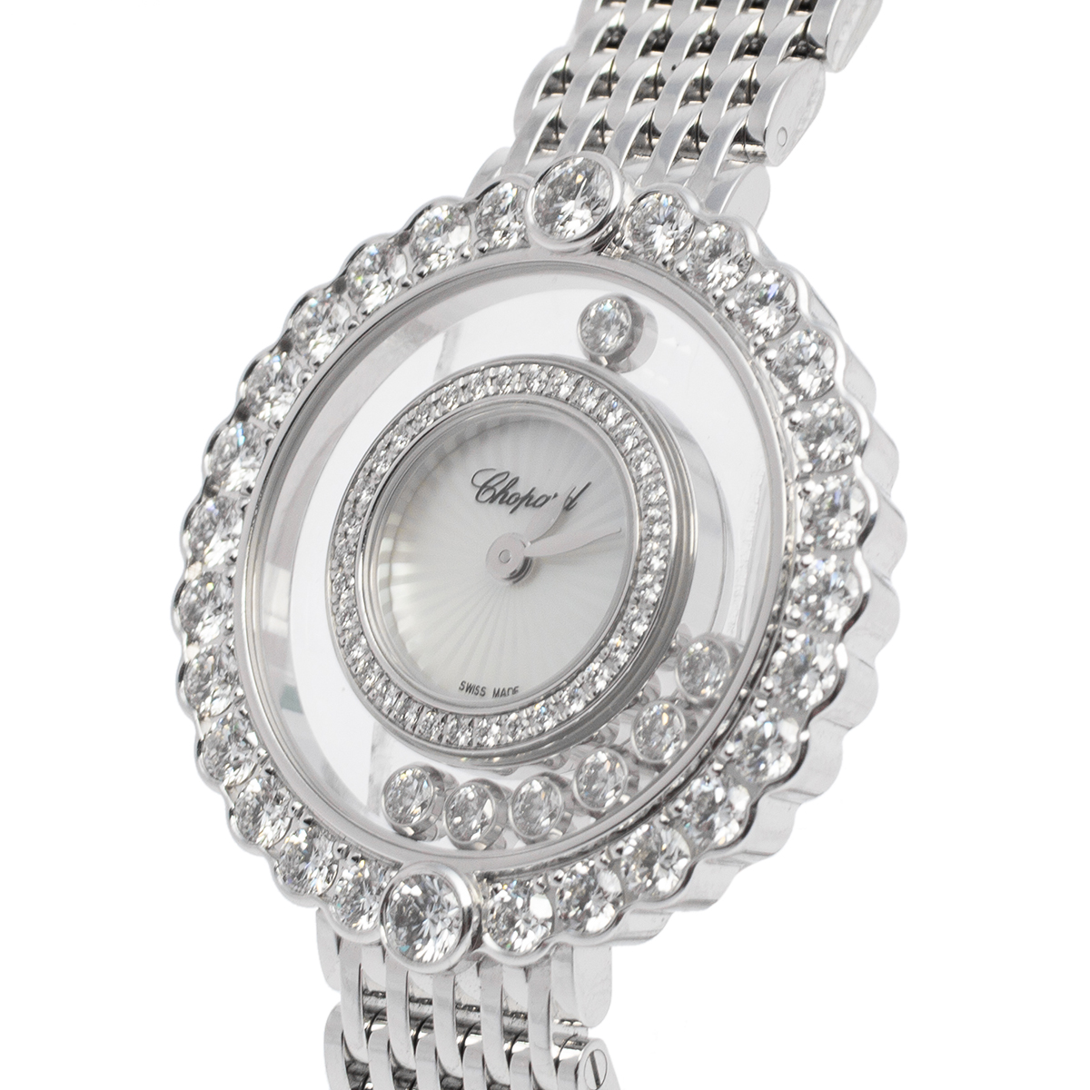 

Chopard MOP White Gold Happy Diamonds, Silver