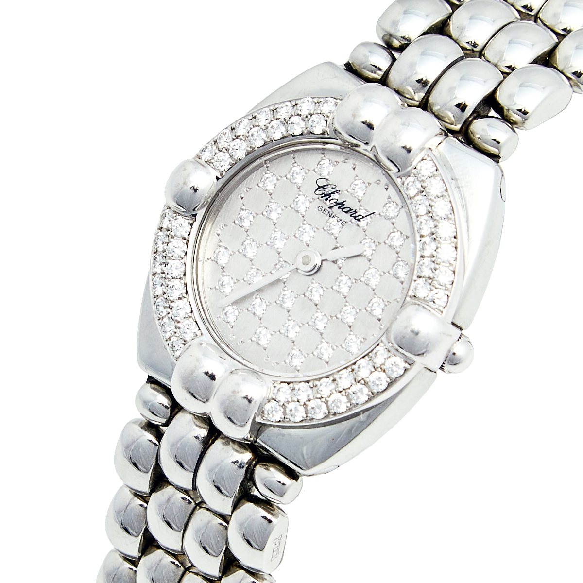 

Chopard Silver Diamond Stainless Steel Gstaad