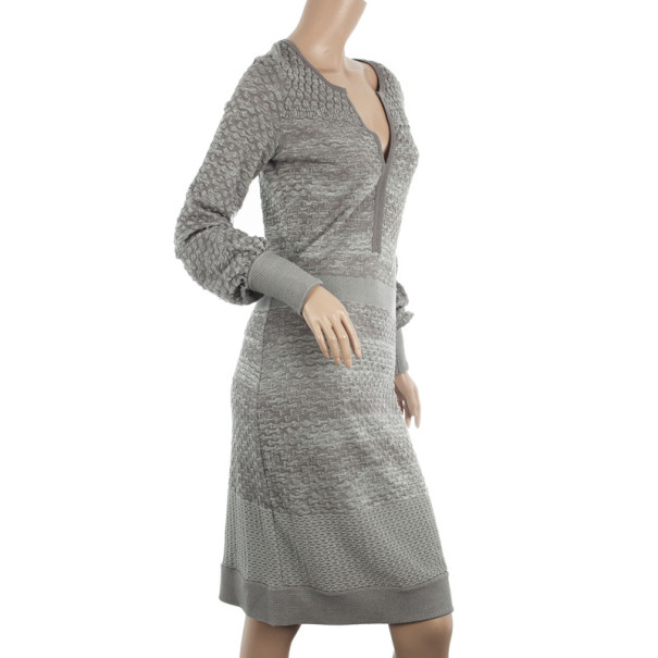 

Christian Lacroix Grey Knit Dress