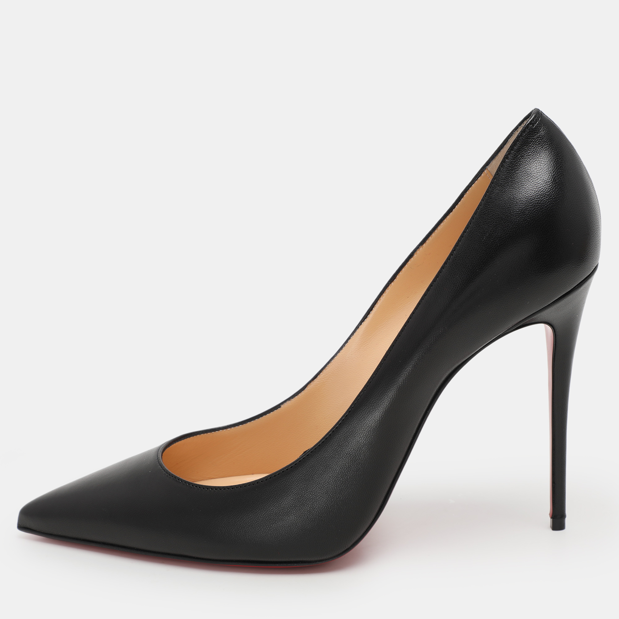 

Christian Louboutin Black Leather Kate Pumps Size