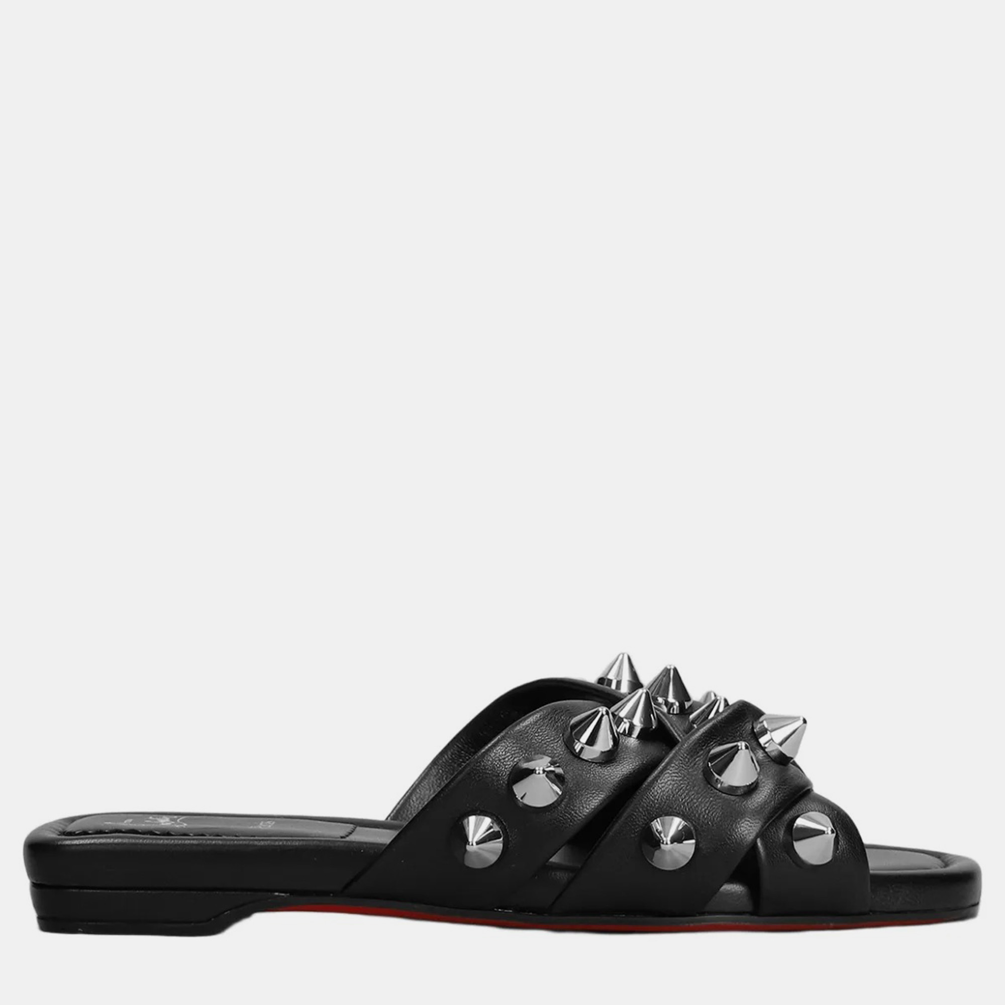 

Christian Louboutin Black Miss Spika Club Slipper Mule Women’s