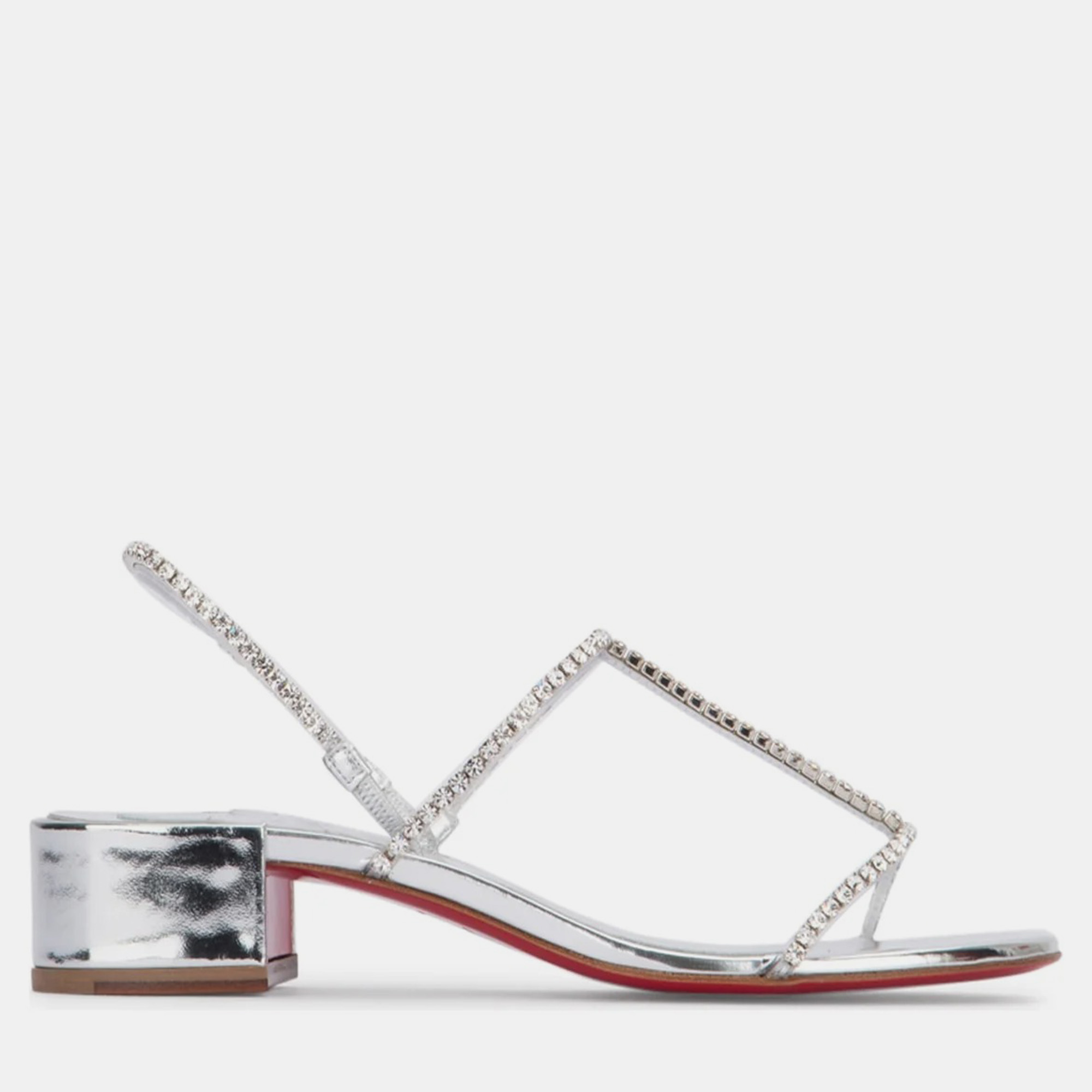 

Christian Louboutin Silver Sandals Women’s