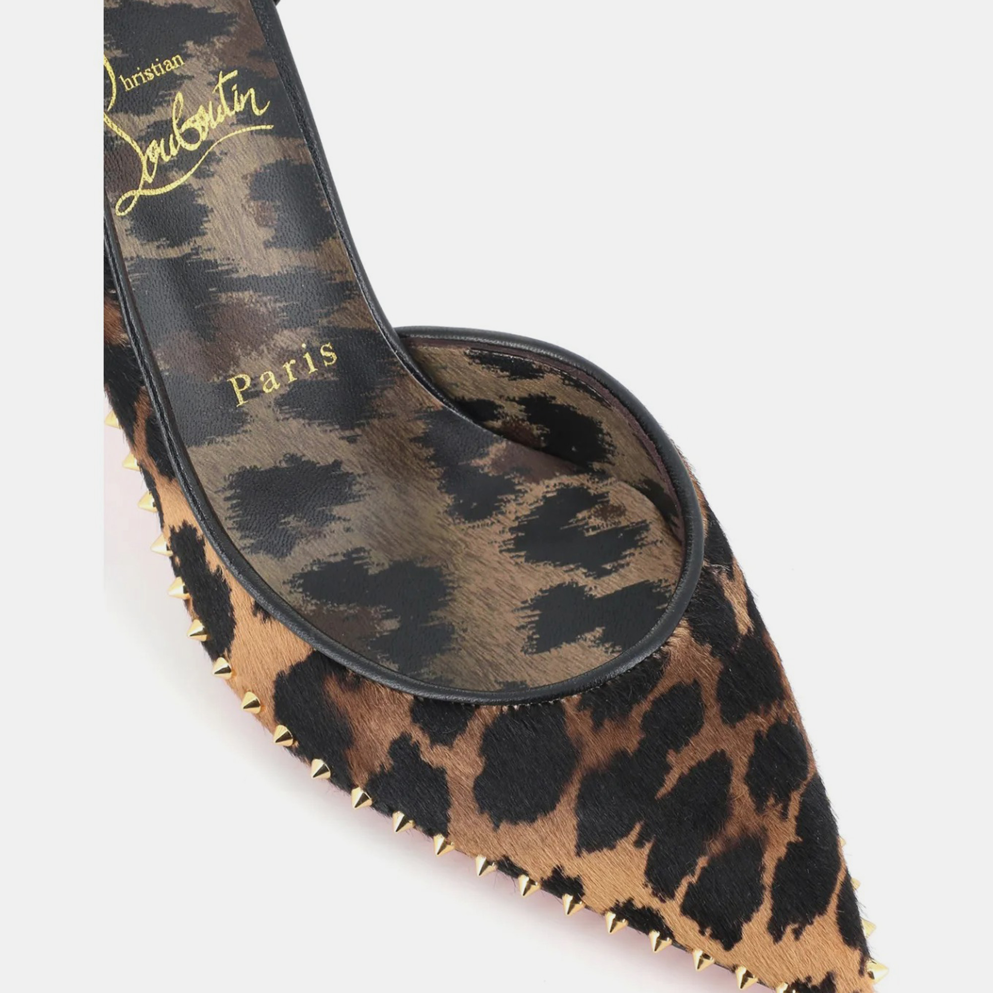 Christian Louboutin  Animal Print Ponyhair Pumps IT 37.5 