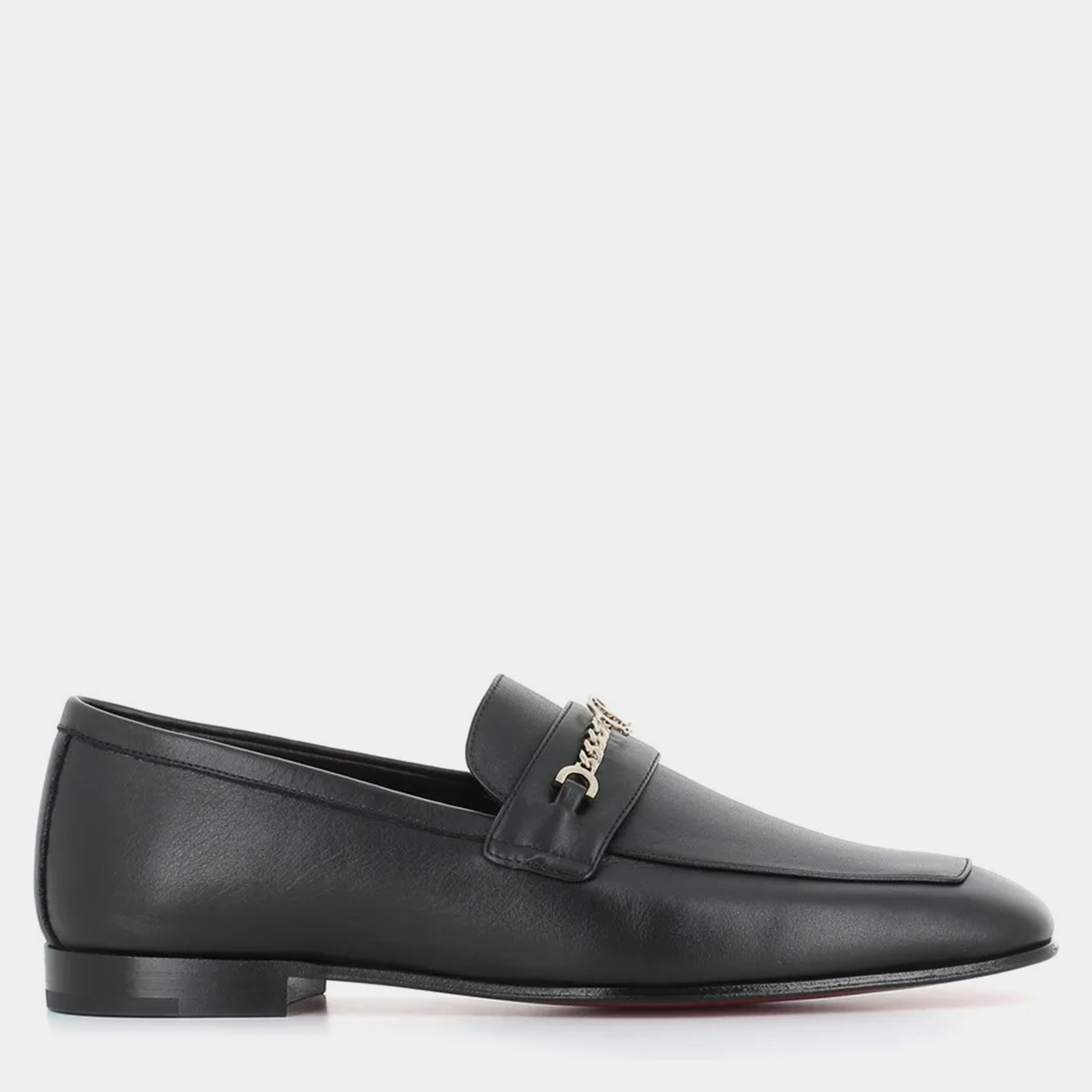 

Christian Louboutin Black Black Leather Mj Loafers IT 36