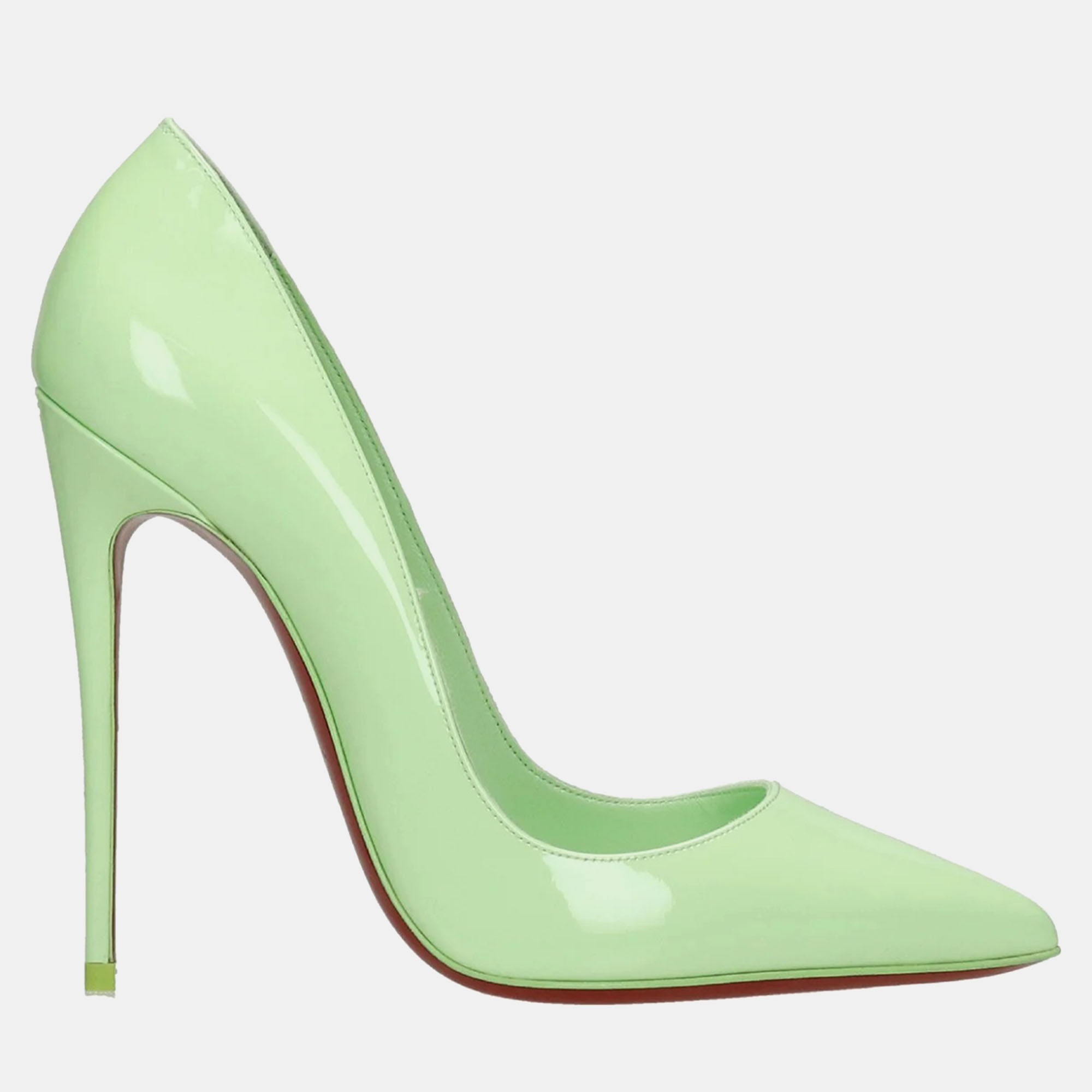 

Christian Louboutin Green Leather So Kate Pumps IT 38