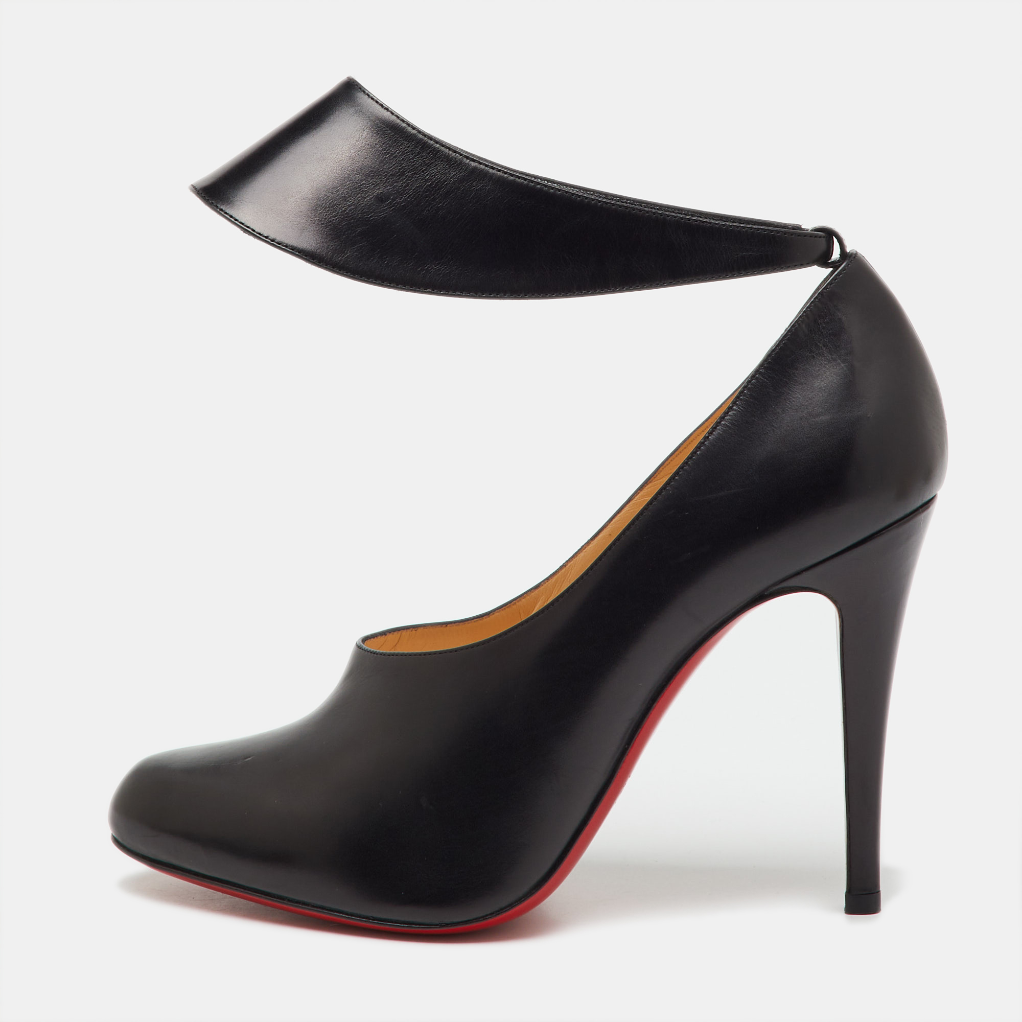 

Christian Louboutin Black Leather Miss Zorra Pumps Size