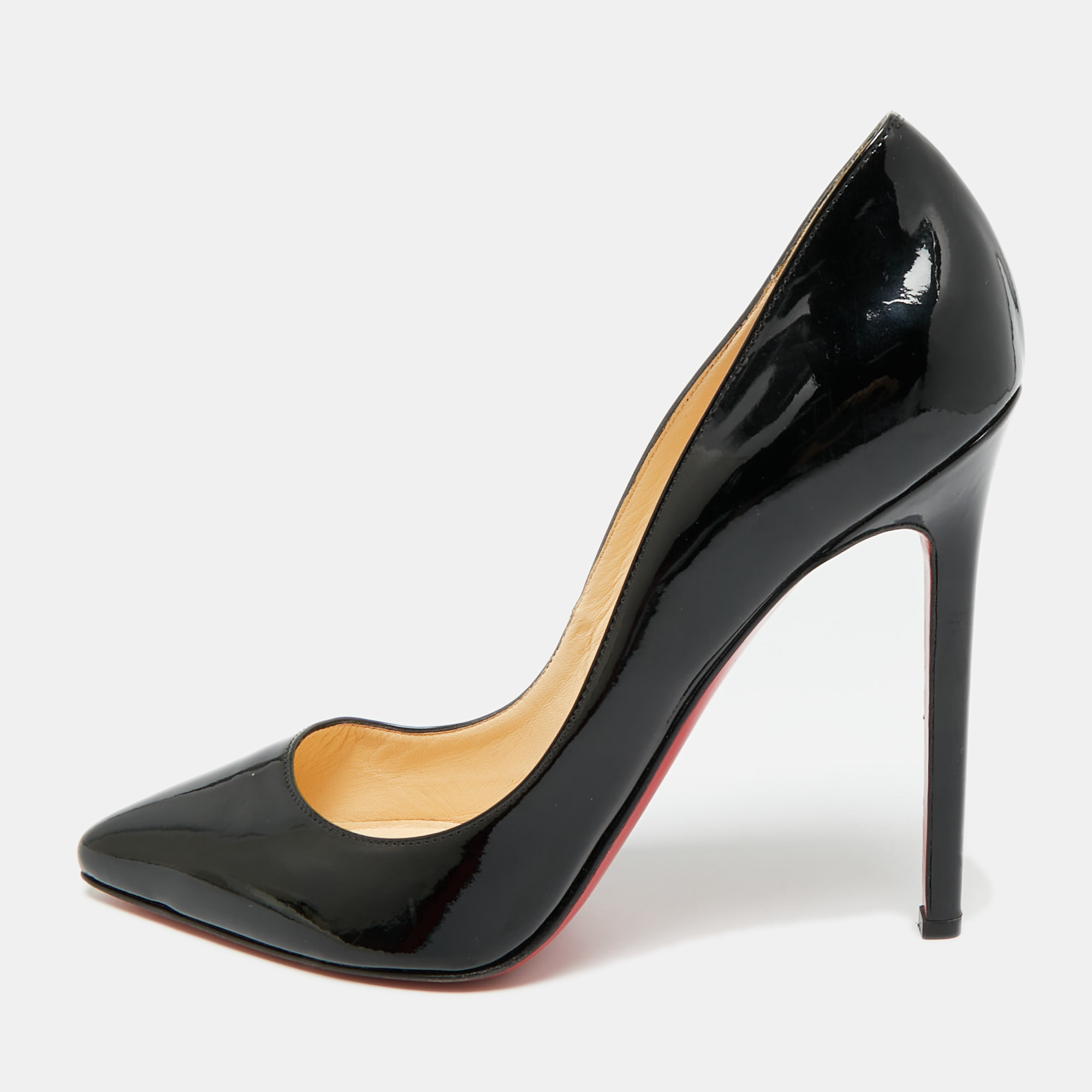 

Christian Louboutin So Kate Black Patent Leather Pumps Size