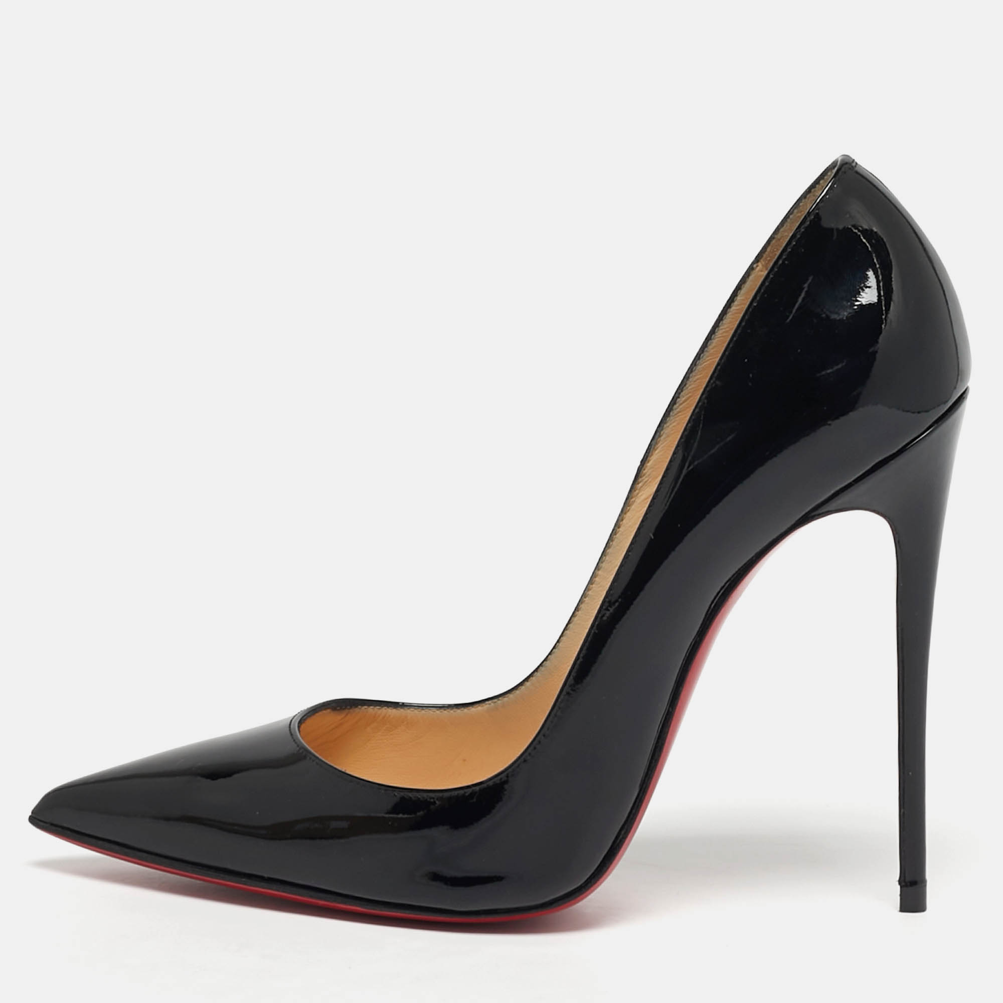 

Christian Louboutin So Kate Size  Black Patent Leather Pumps