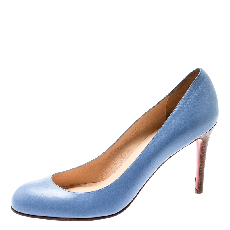 

Christian Louboutin Blue Leather Fifi Pumps Size