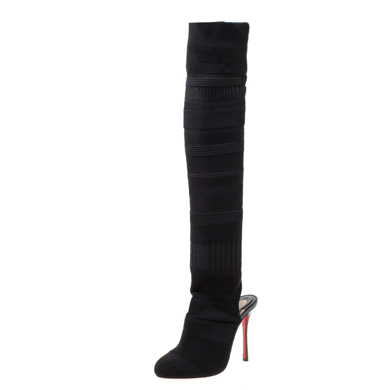 louboutin thigh boots