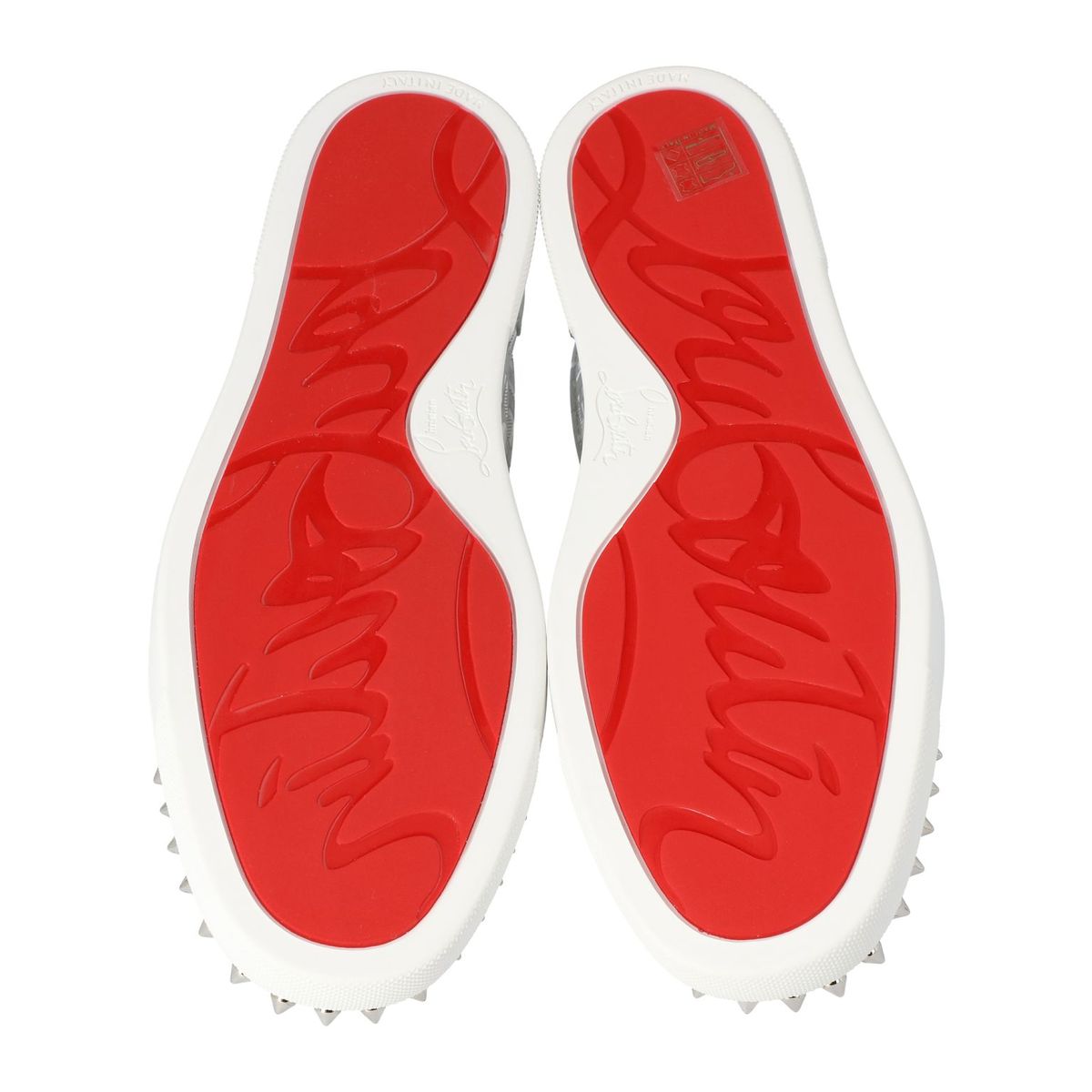 Christian Louboutin Vieirissima Perforated White Leather Sneakers Vier –  AvaMaria