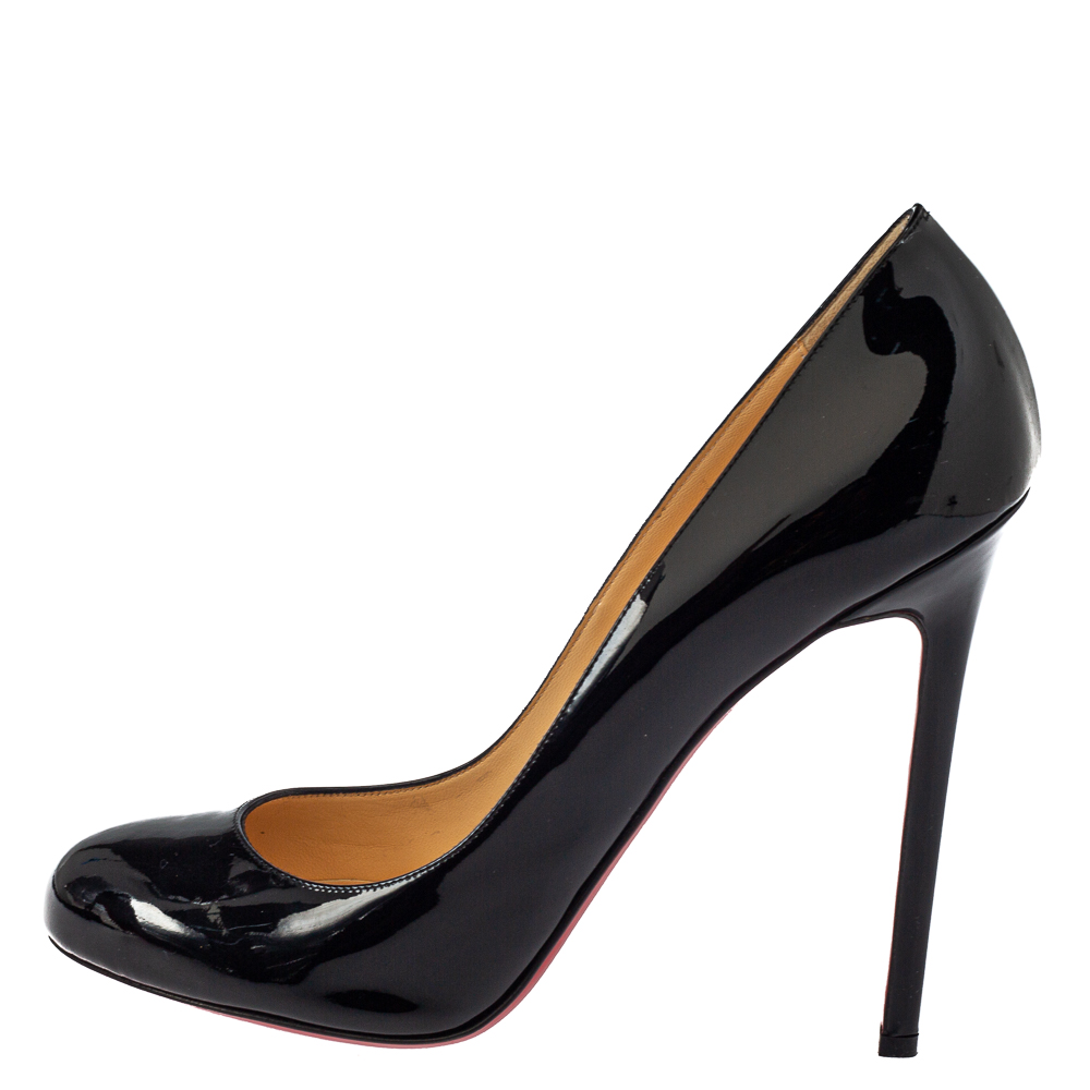 

Christian Louboutin Black Patent Leather Simple Pumps Size