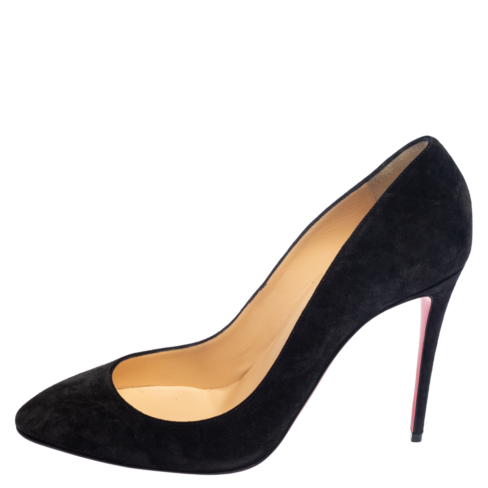 

Christian Louboutin Black Suede Eloise Pumps Size