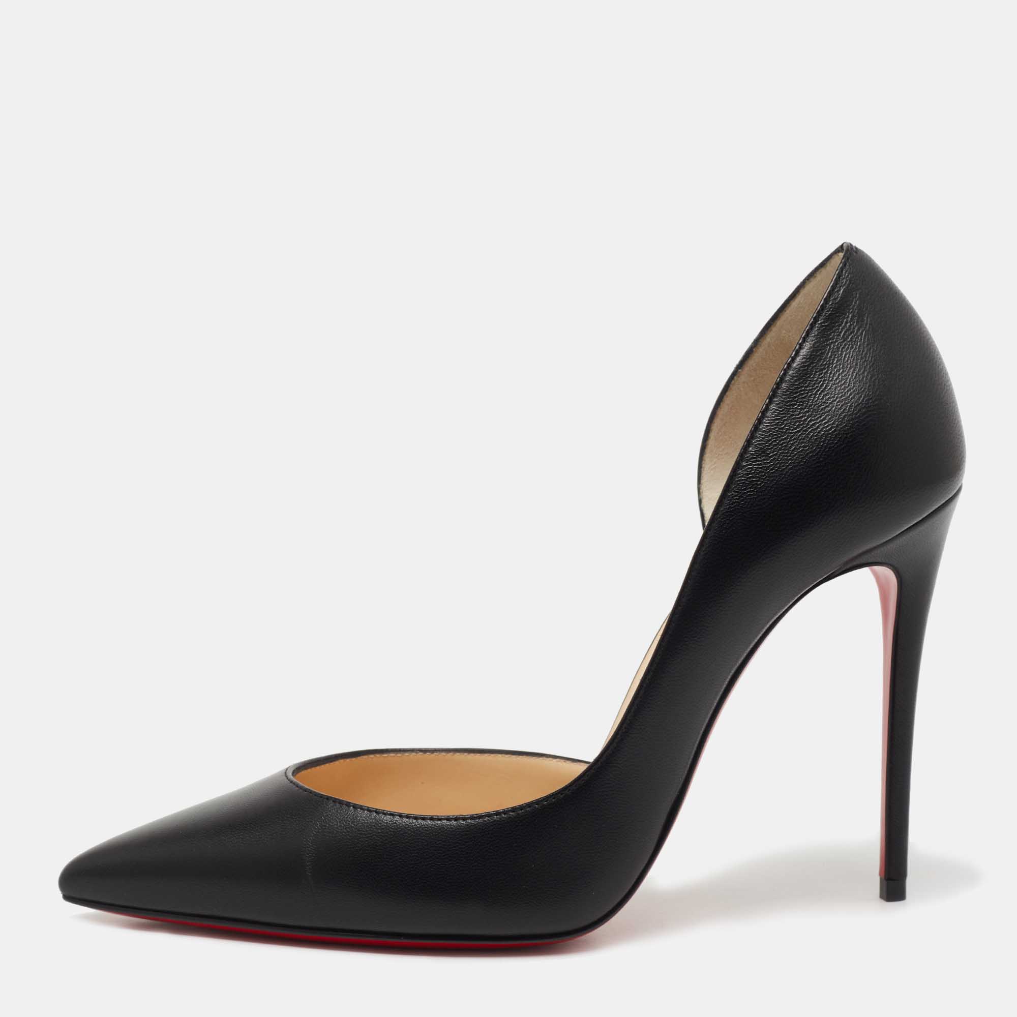 Christian Louboutin Iriza Patent Pumps 100 - Black - 37