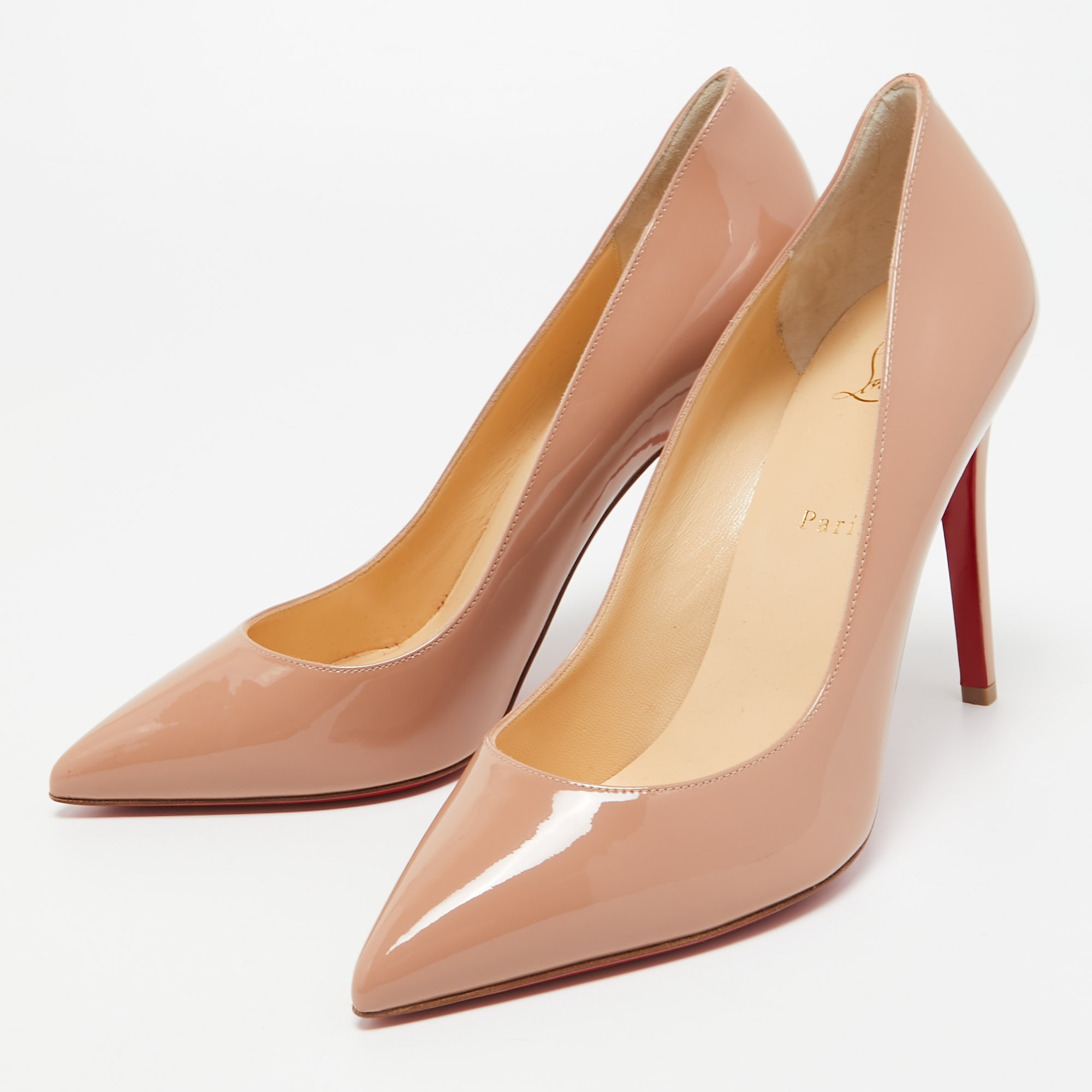 

Christian Louboutin Pink Patent Leather Pigalle Pumps Size