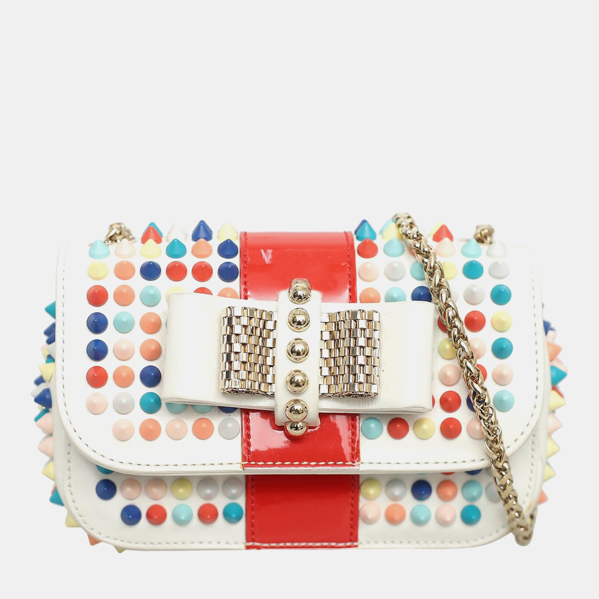 

Christian Louboutin Sweet Charity Rockstud Crossbody, Multicolor