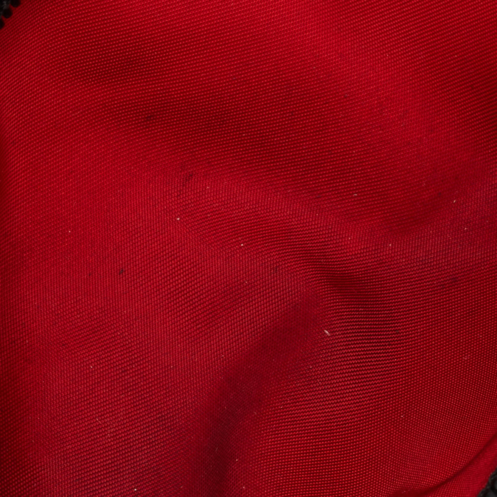 Christian Louboutin Black Textured Rubber Blaster Toiletry Pouch 