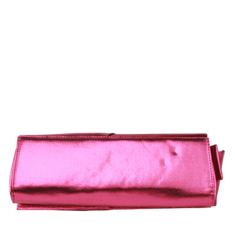 

Christian Louboutin Pink Metallic Fabric Clutch